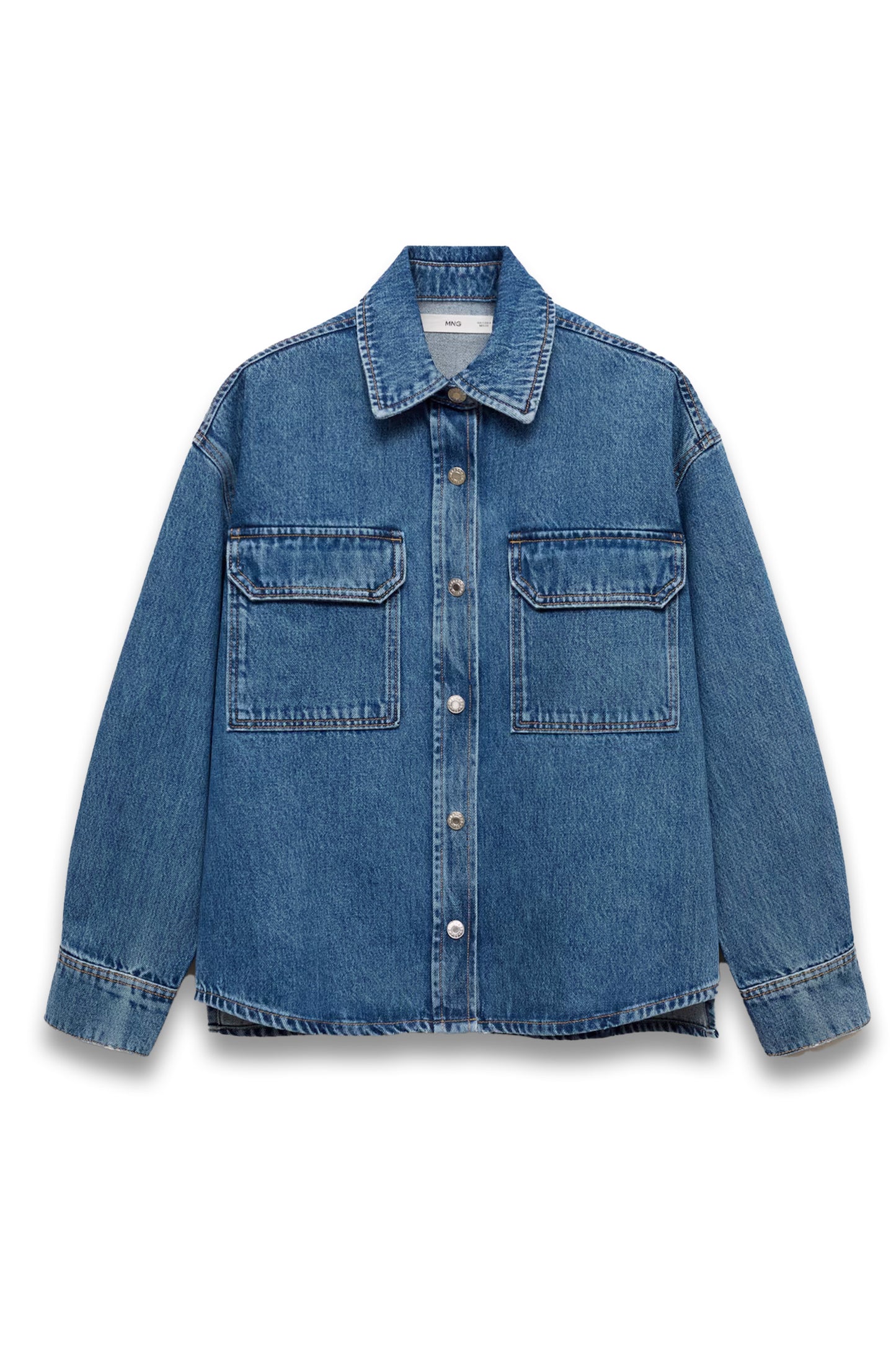 Denim Overshirt Pockets