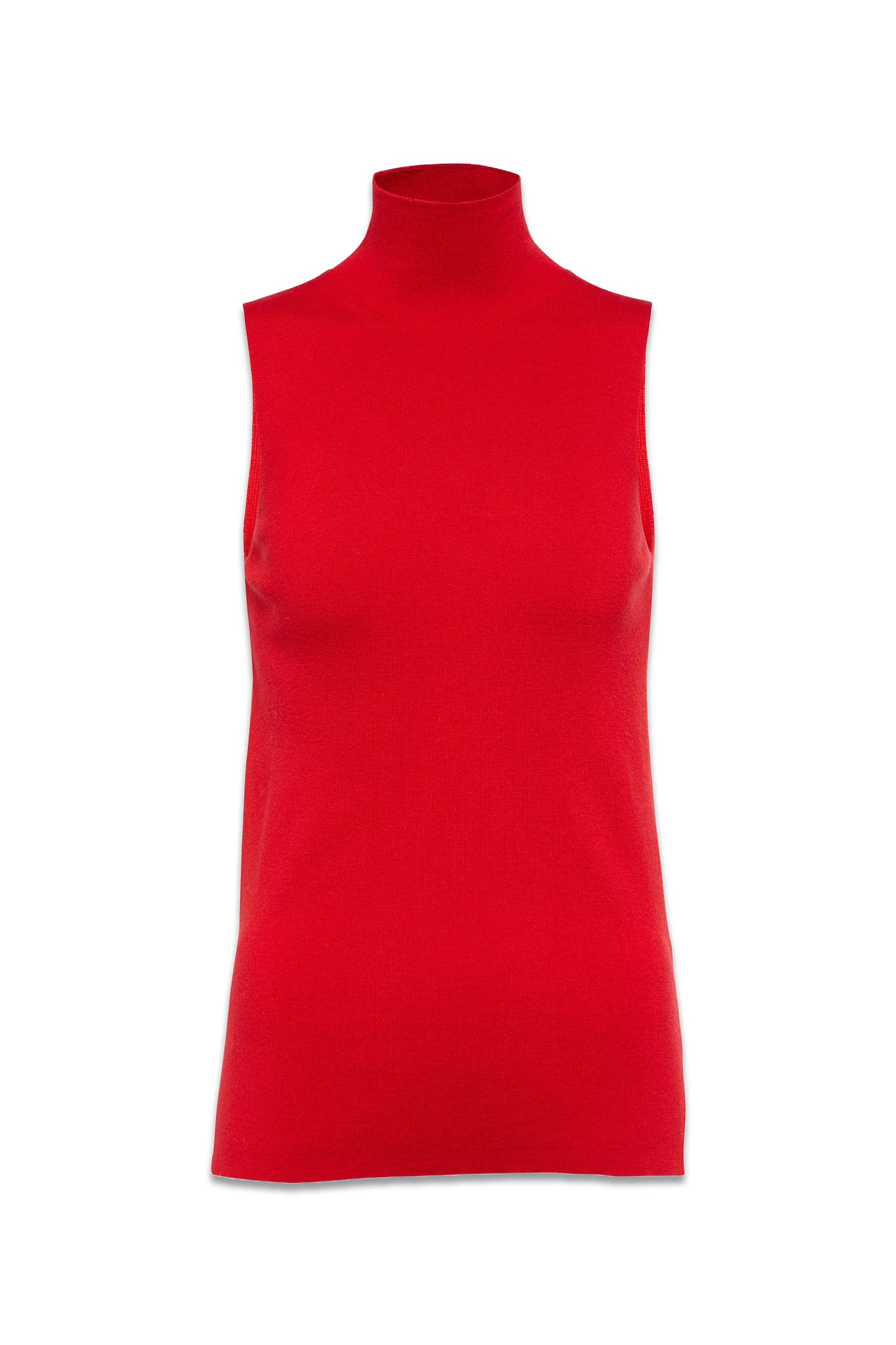 Merino Elegance Turtleneck Wool-blend Top