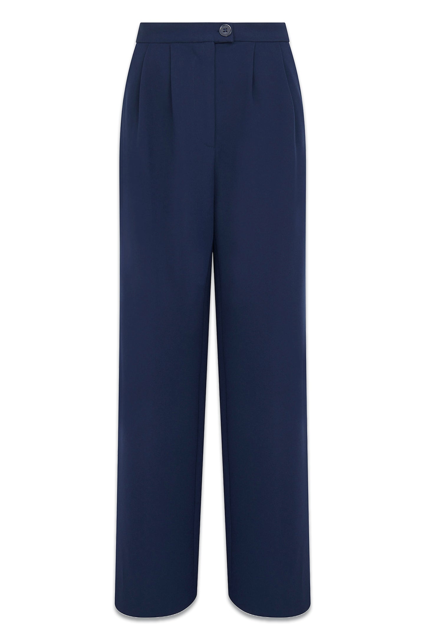 Finery Jeanne Tailored Trousers, Navy