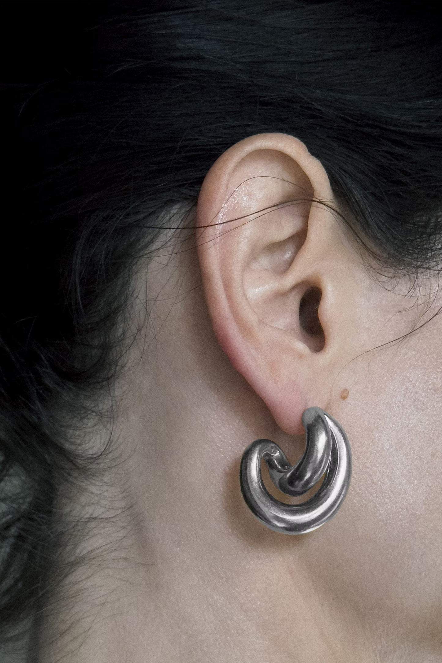 Initial Blow Earrings