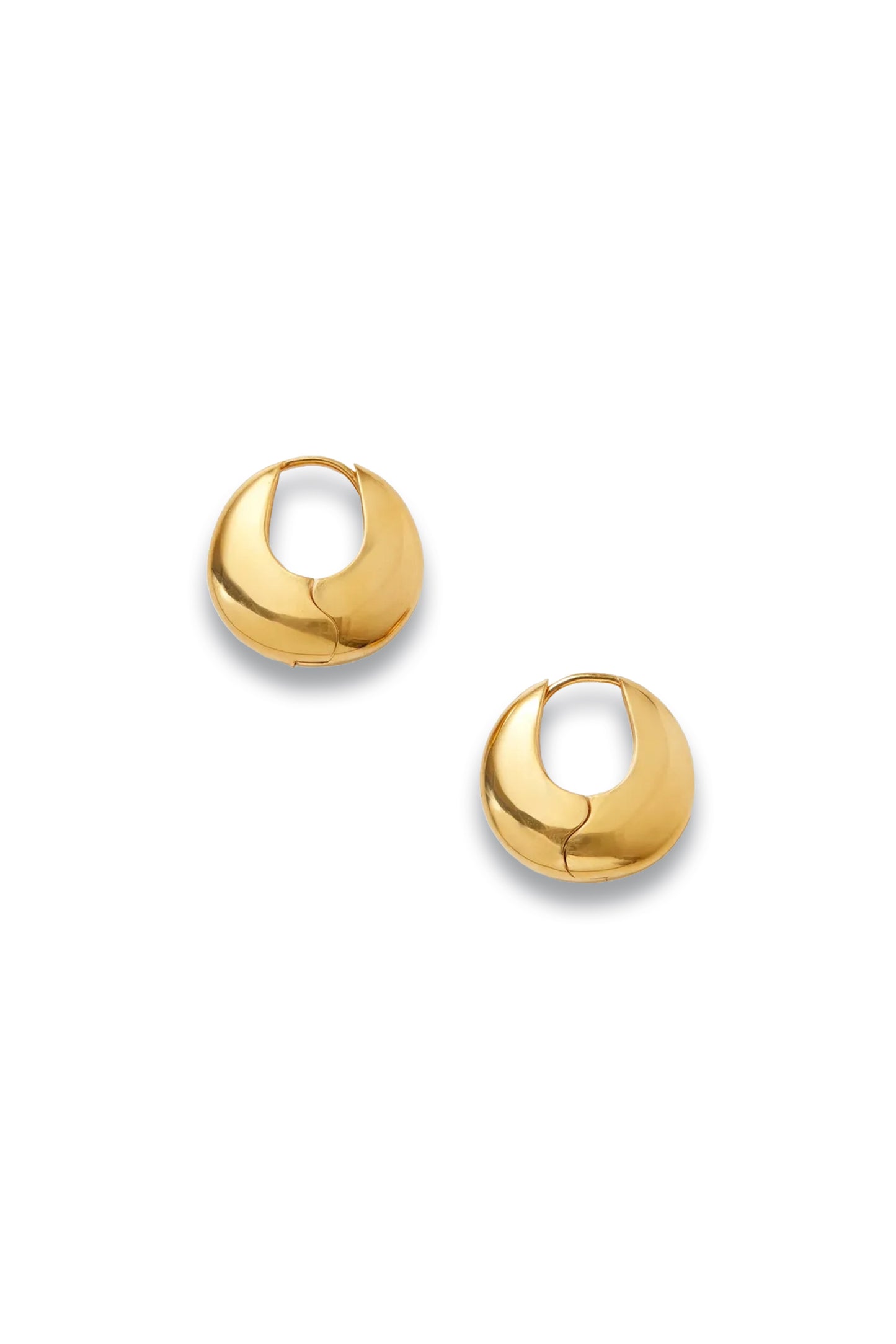Bialy Large Gold Vermeil Hoop Earrings
