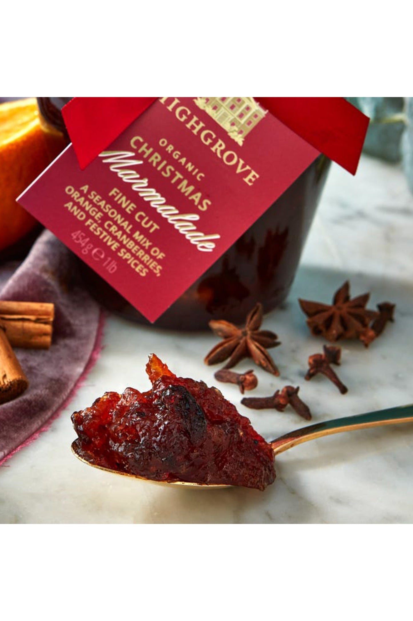 Highgrove Organic Christmas Marmalade, 454g