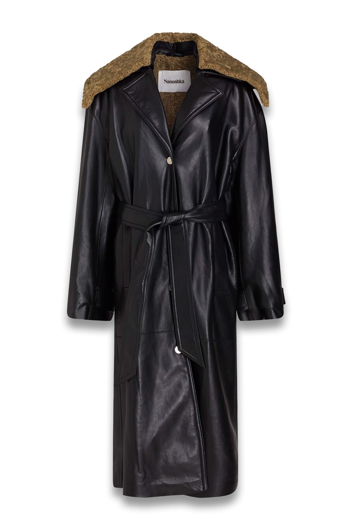 Faux shearling coat