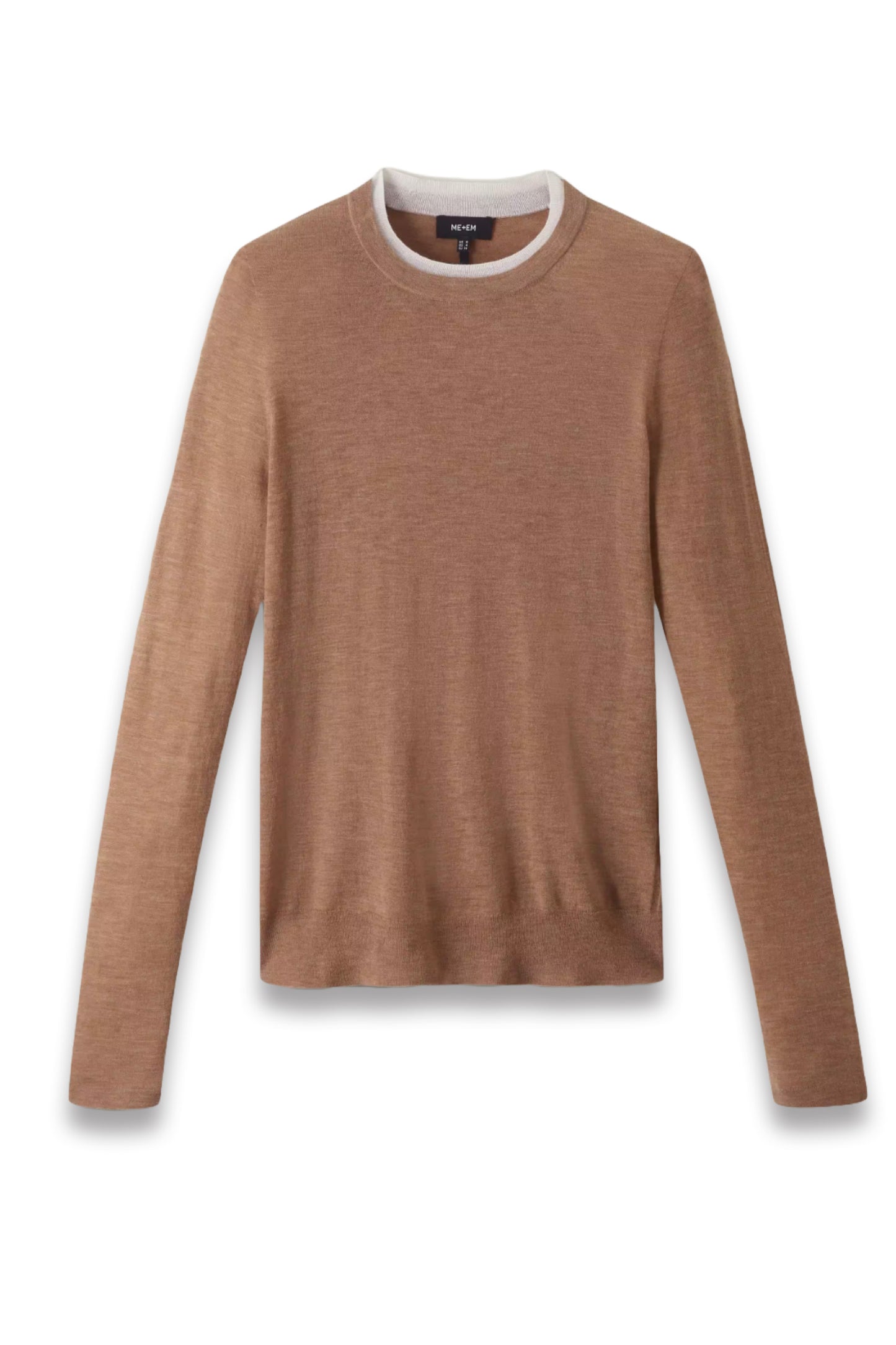 Merino Cashmere Barely There Trim Jumper