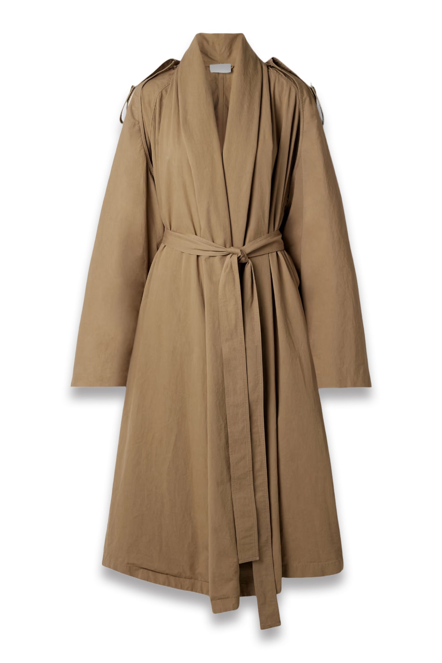 Pami Belted Cotton-Poplin Trench Coat
