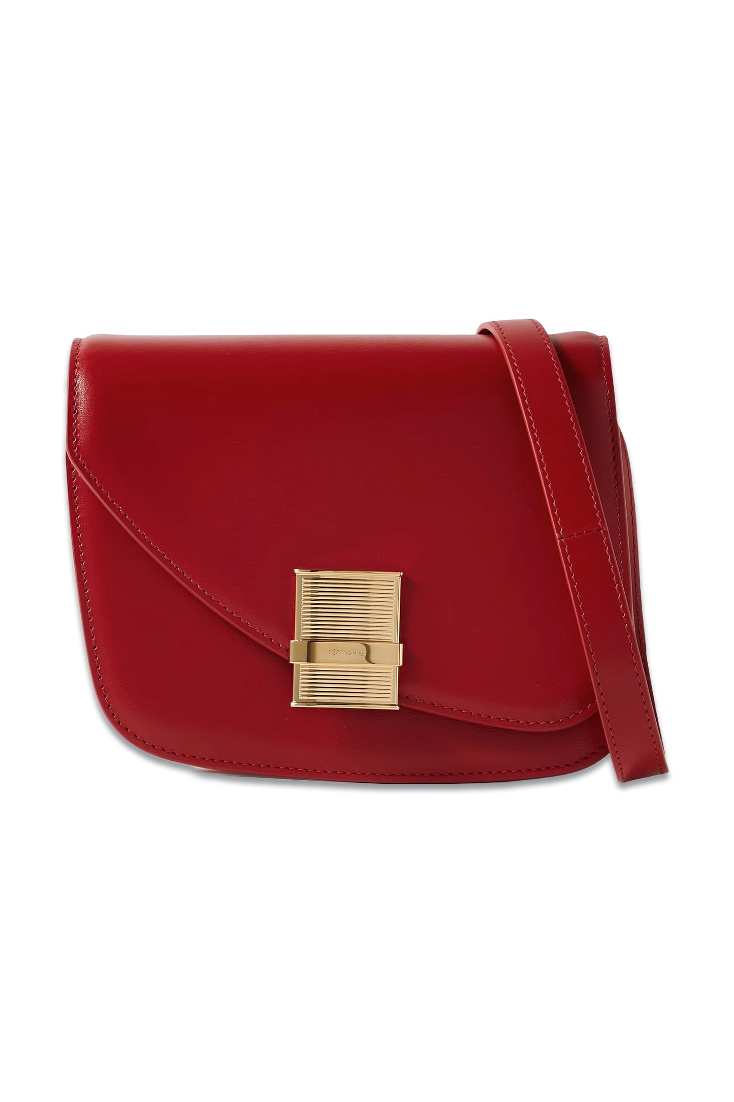 Fiamma Embellished Leather Shoulder Bag