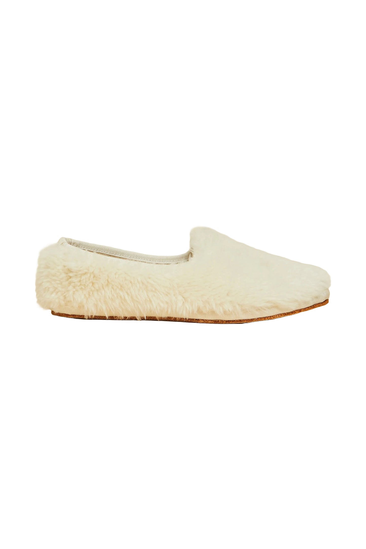Dolly Ivory Merino Wool Slippers