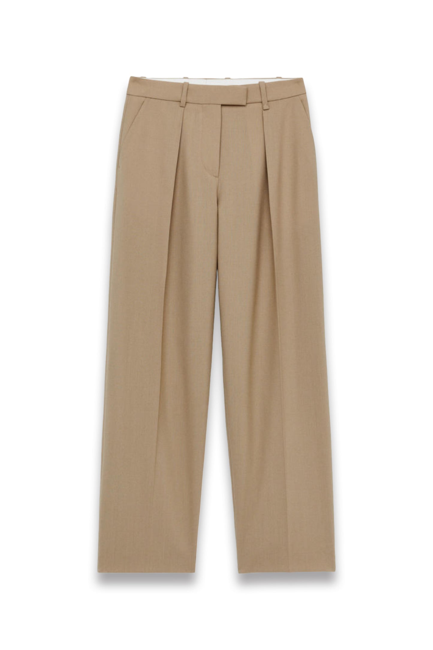 High-Waist Tailored Trousers