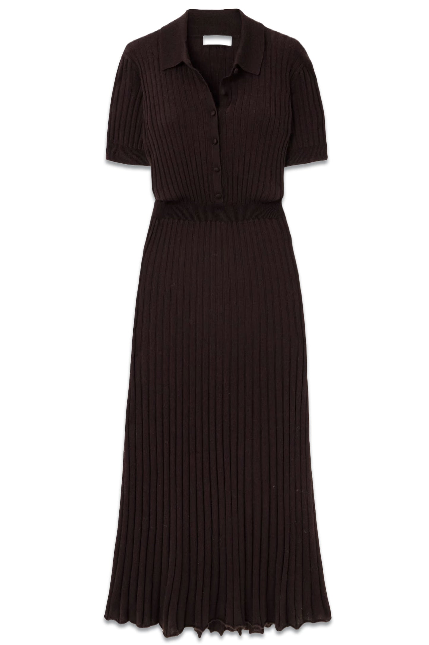 Amor Ribbed Cashmere And Silk-blend Midi Dress