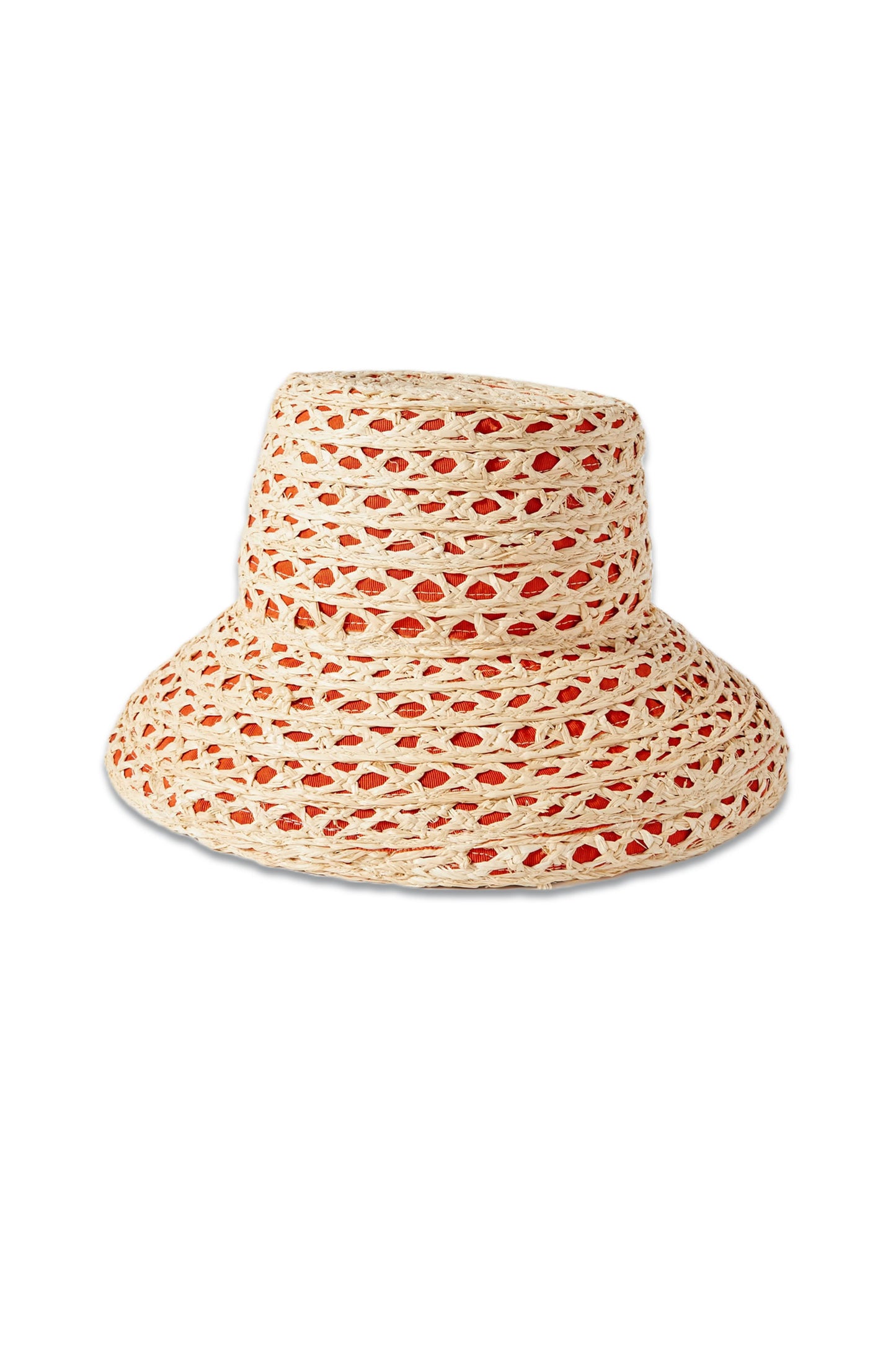 + NET SUSTAIN Ida Crocheted Straw And Cotton-twill Sunhat