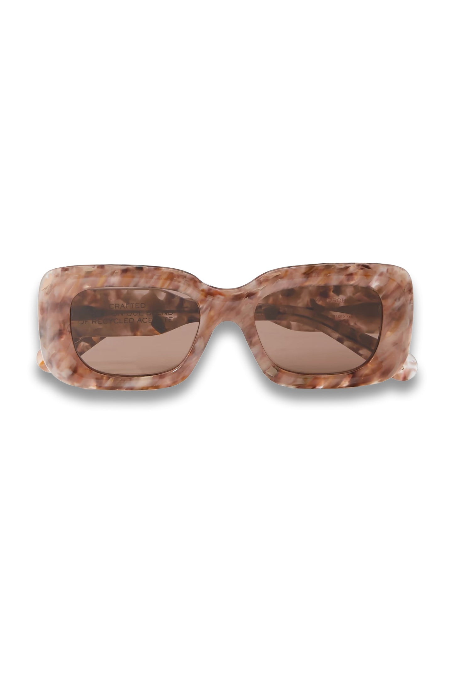 CHLOÉ EYEWEAR Speckled Square-frame Acetate Sunglasses