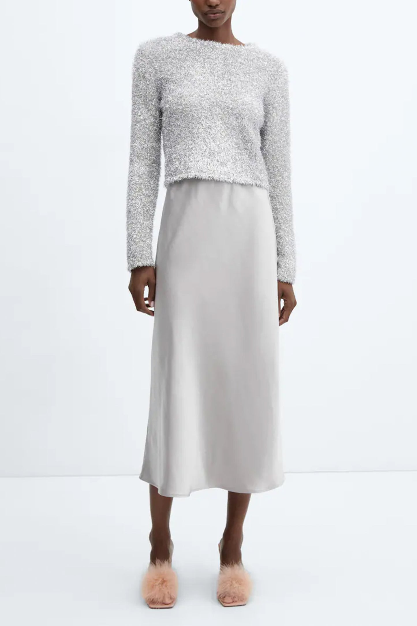 Crewneck Lurex Sweater