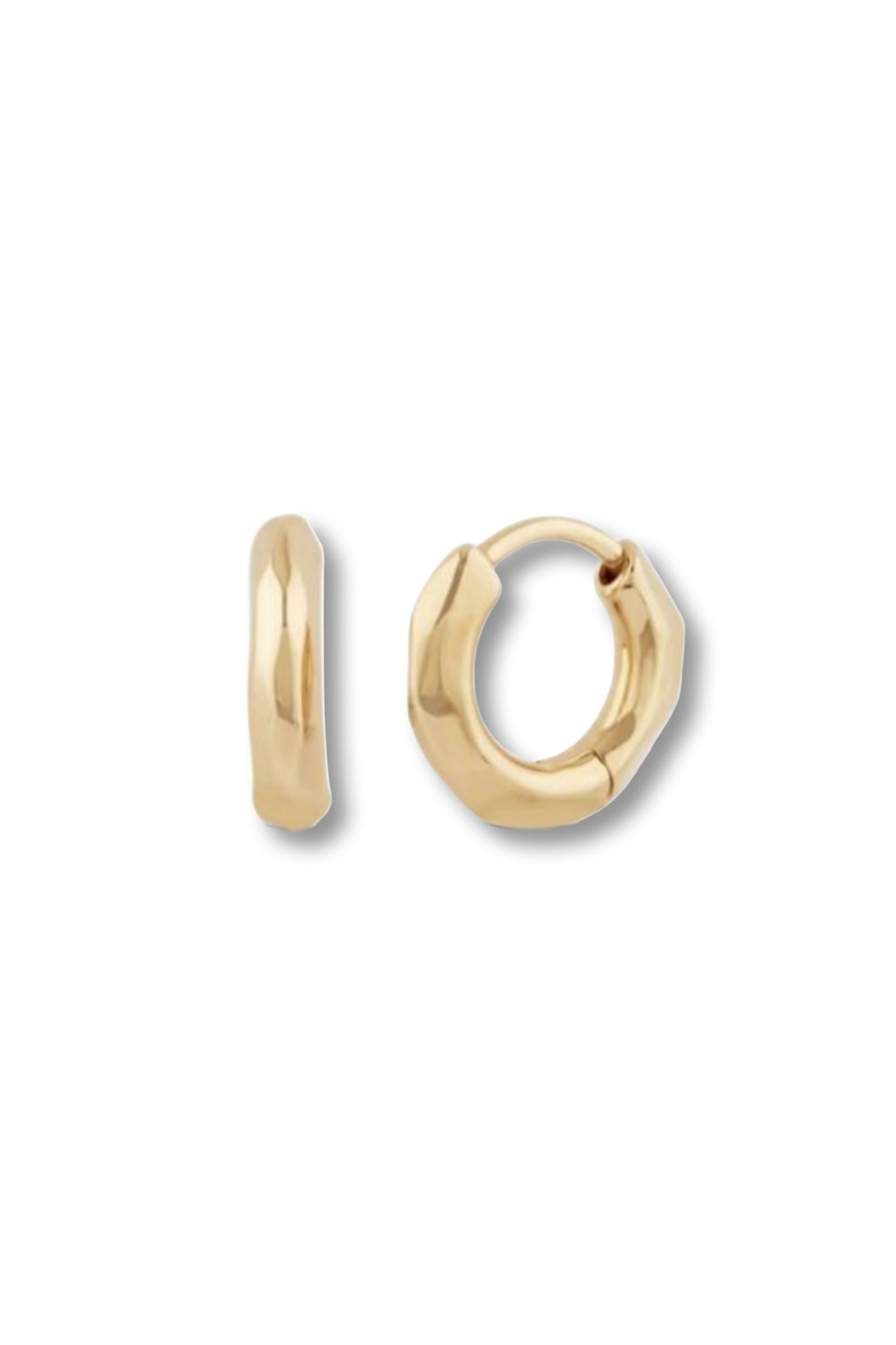 Thalassa Micro Faceted Hoops