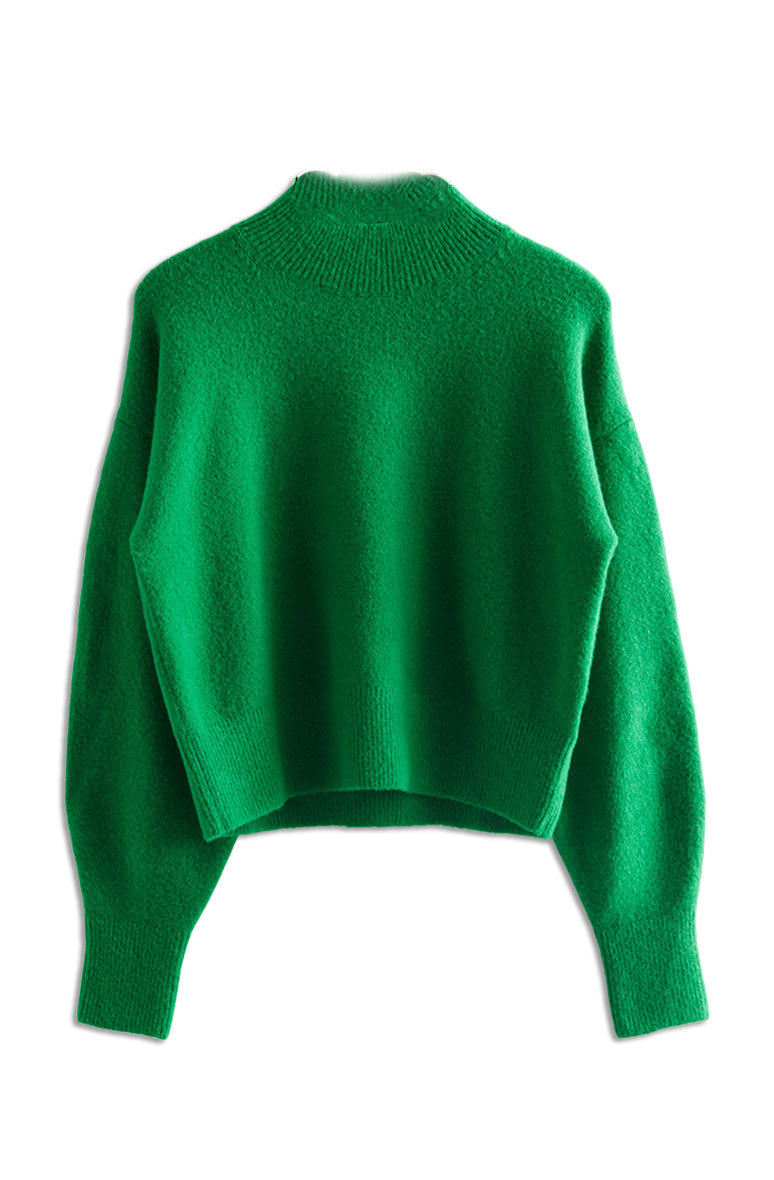 Mock-Neck Sweater