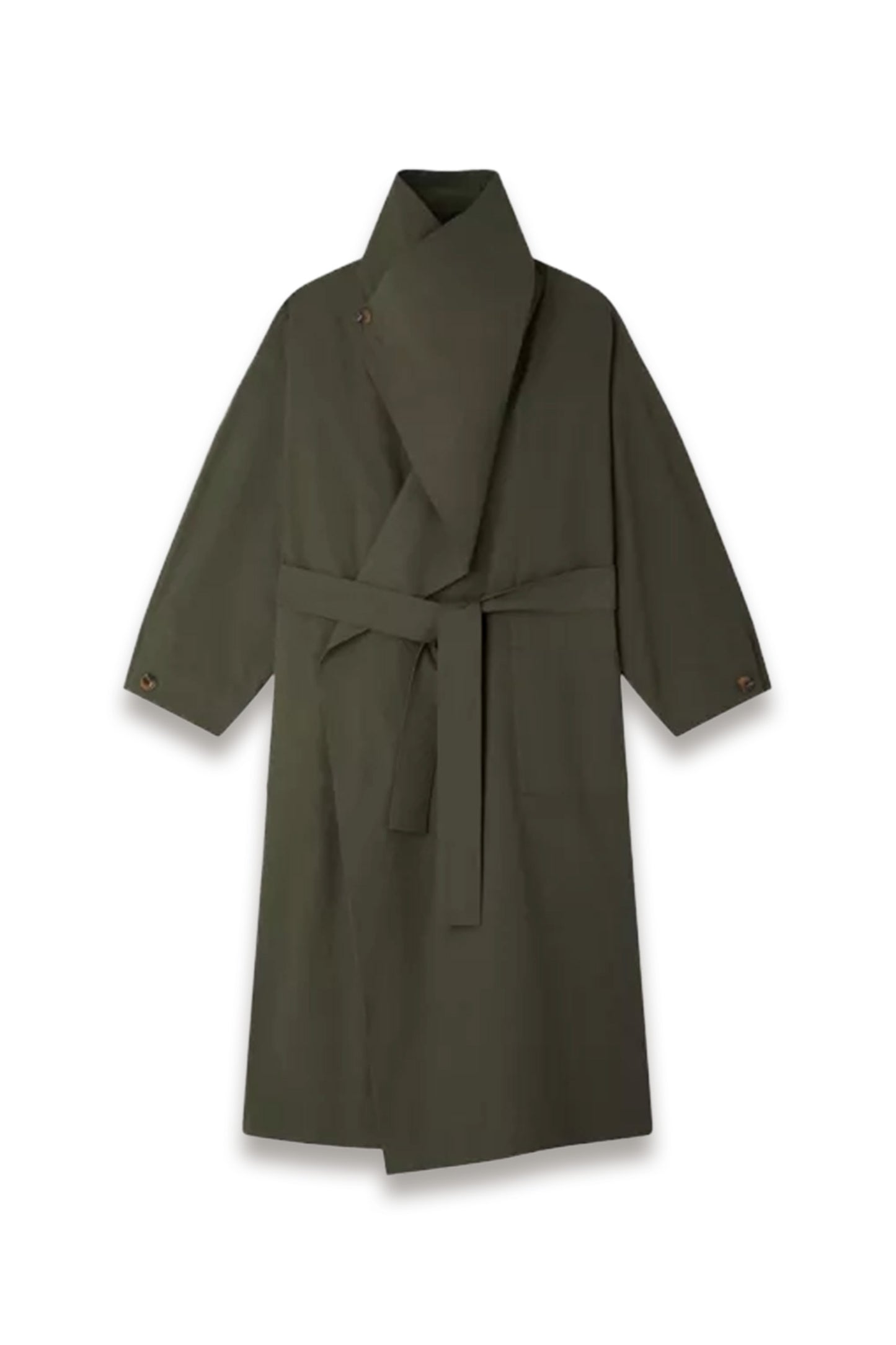 Albatros Wide-Collar Relaxed-Fit Cotton Coat