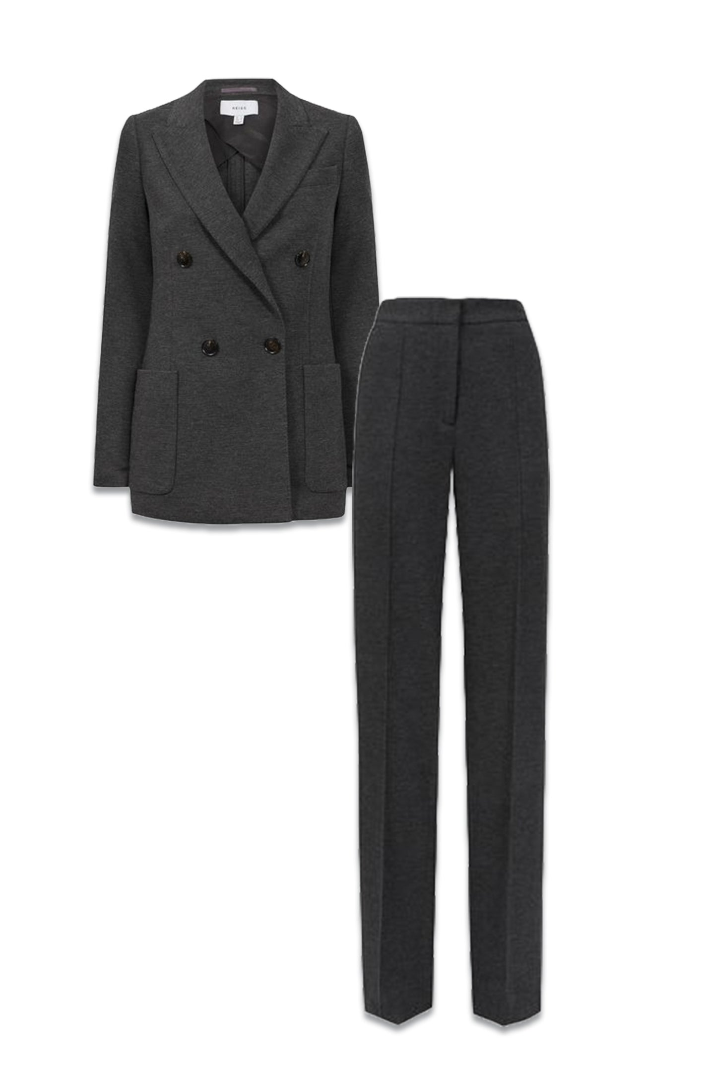 Iria Double Breasted Wool Blend Blazer & Trousers