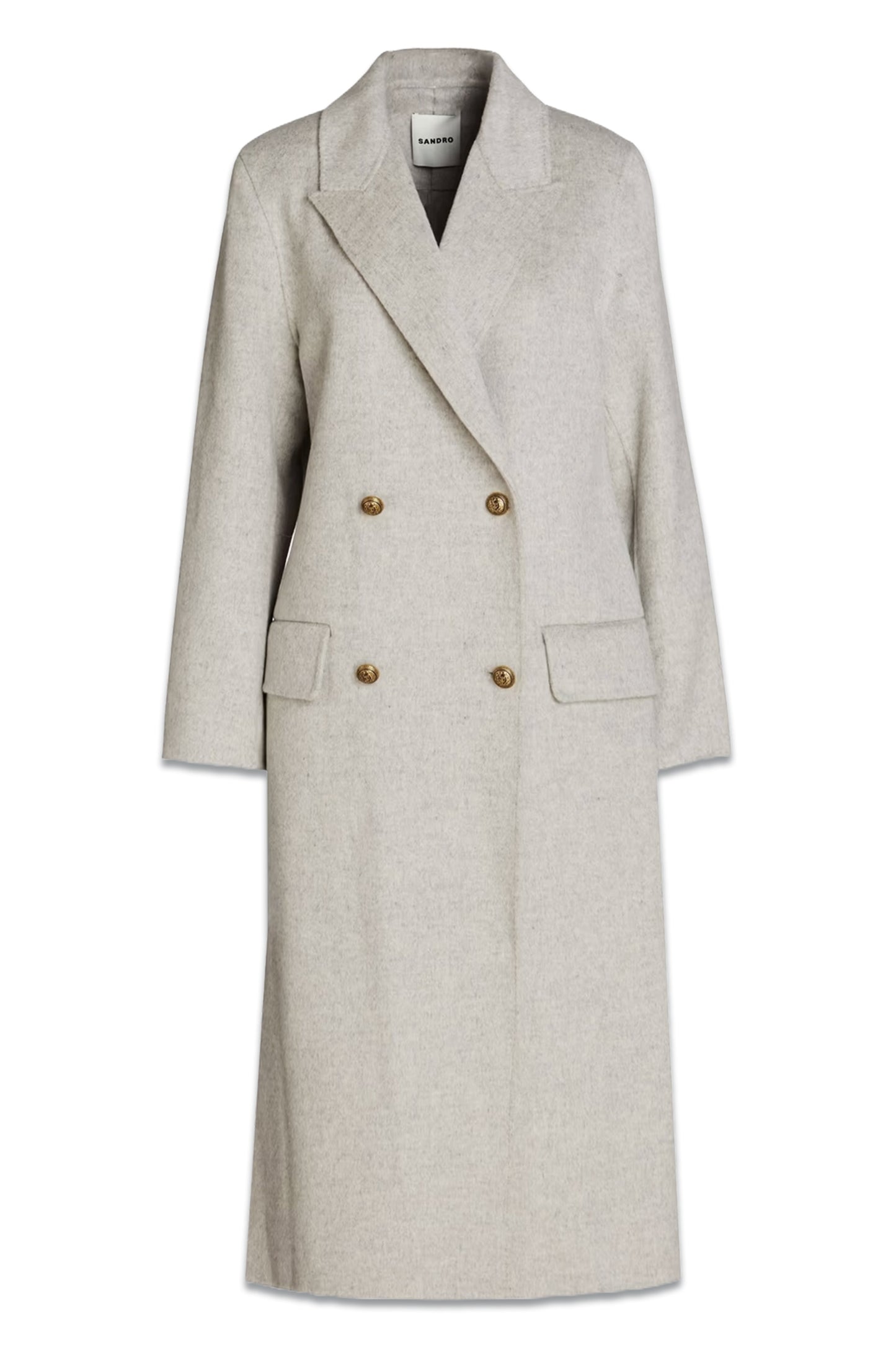 Double-breasted Wool-felt Coat