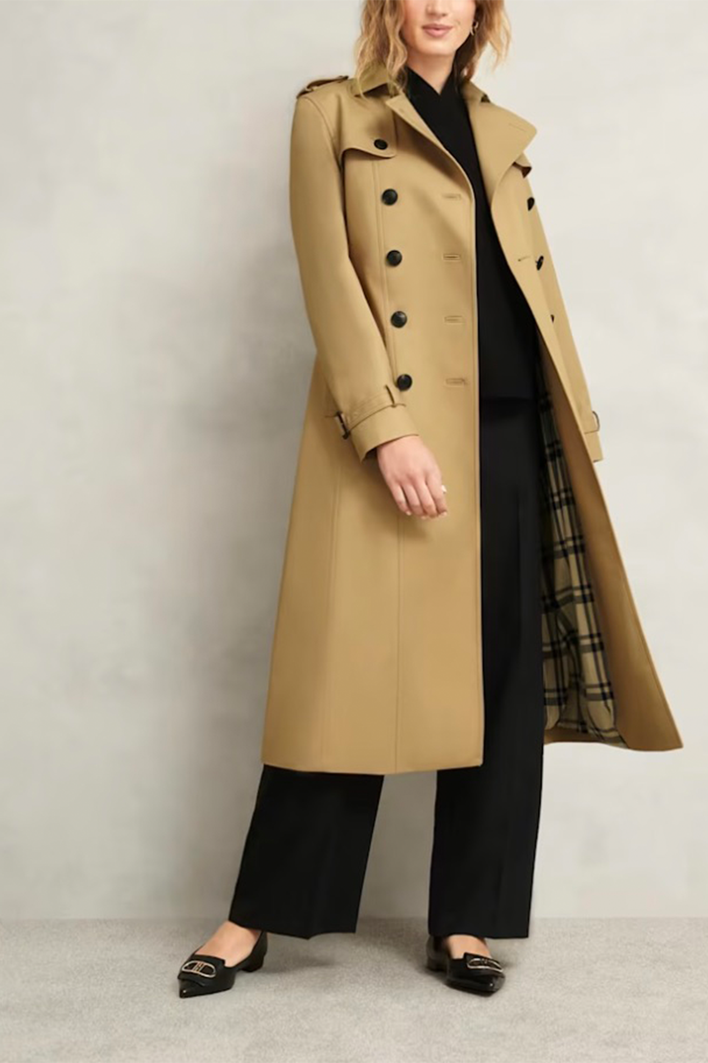 Skylar Shower Resistant Midi Trench