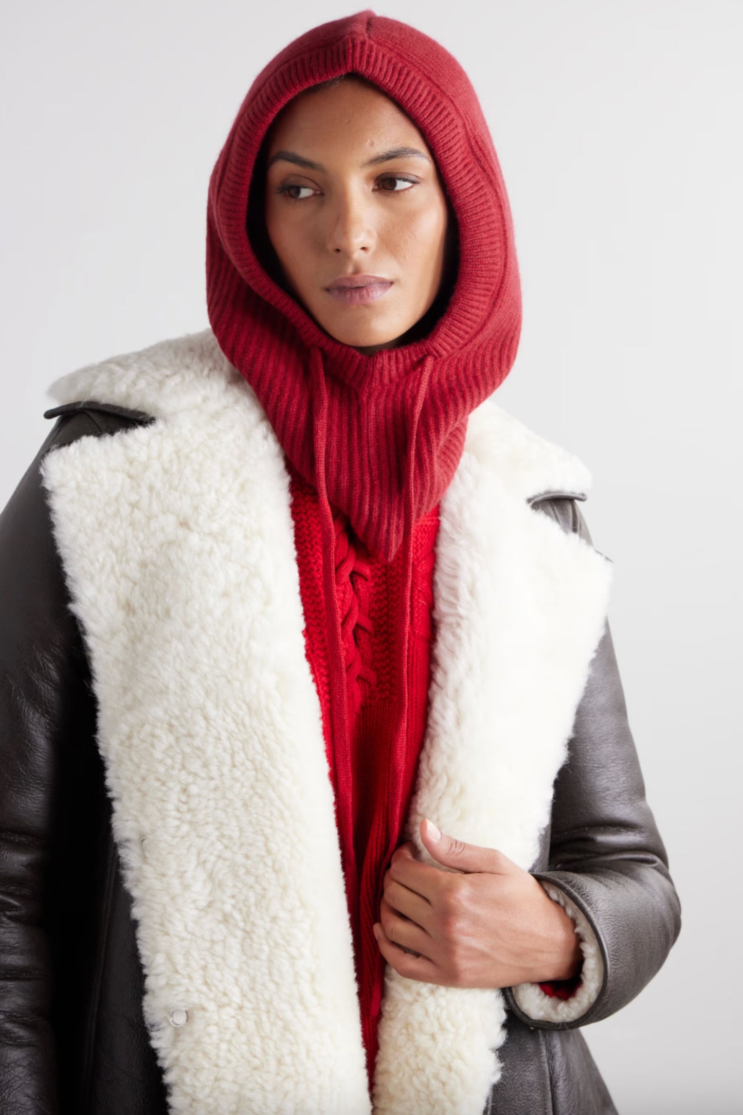 Klosters Ribbed Cashmere Balaclava