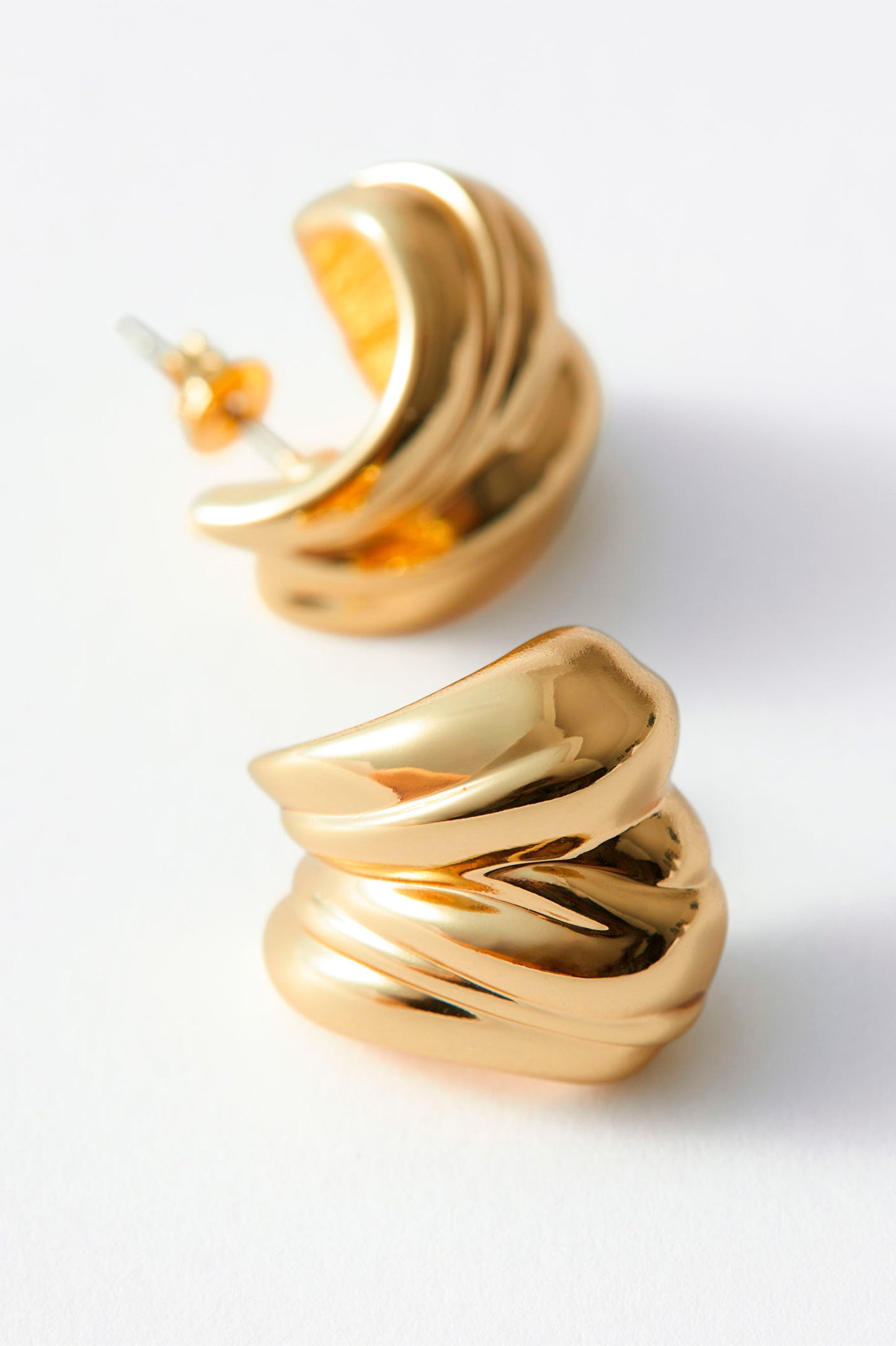 Chunky Sculptural Hoops