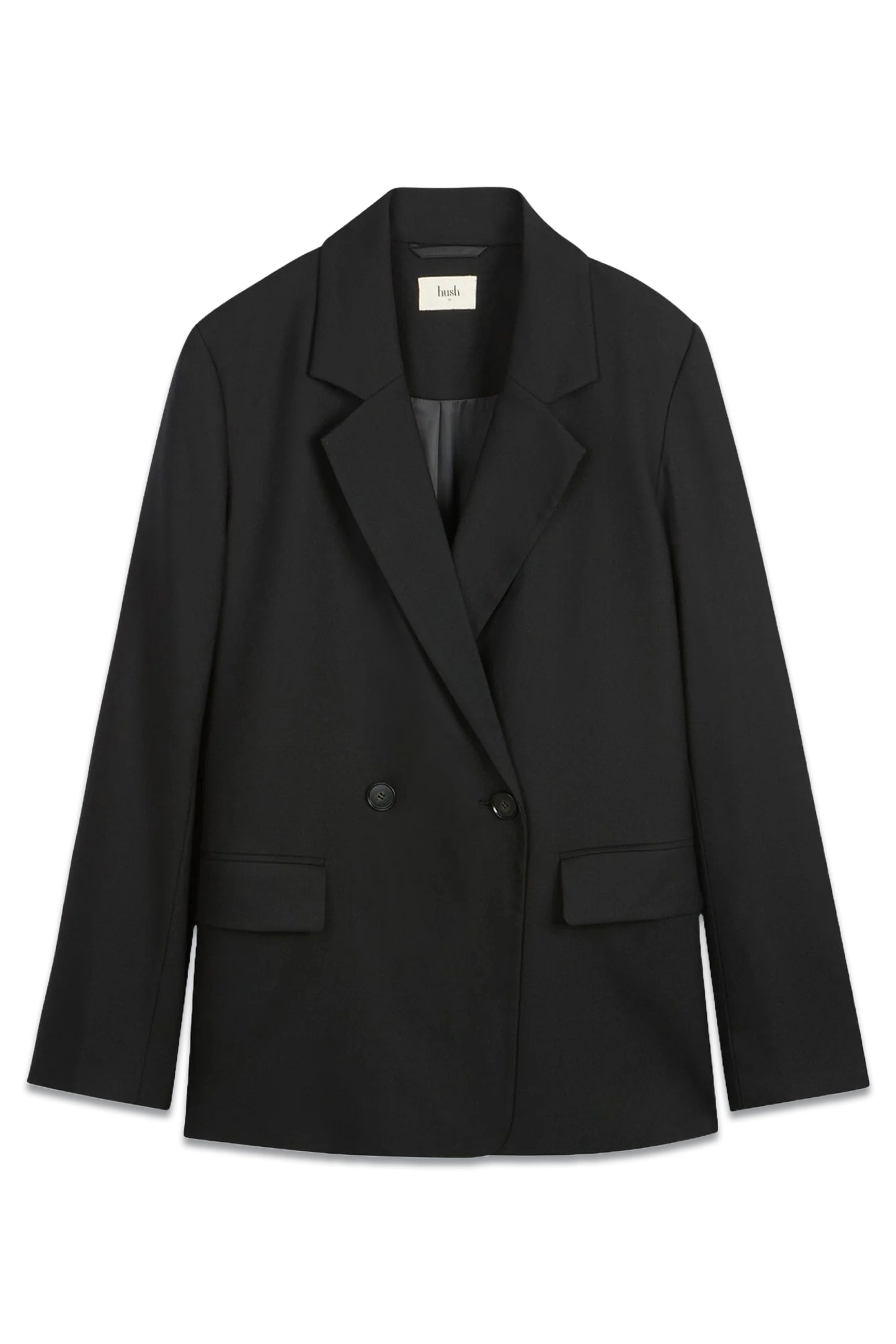 Double Breasted Wool Blend Blazer