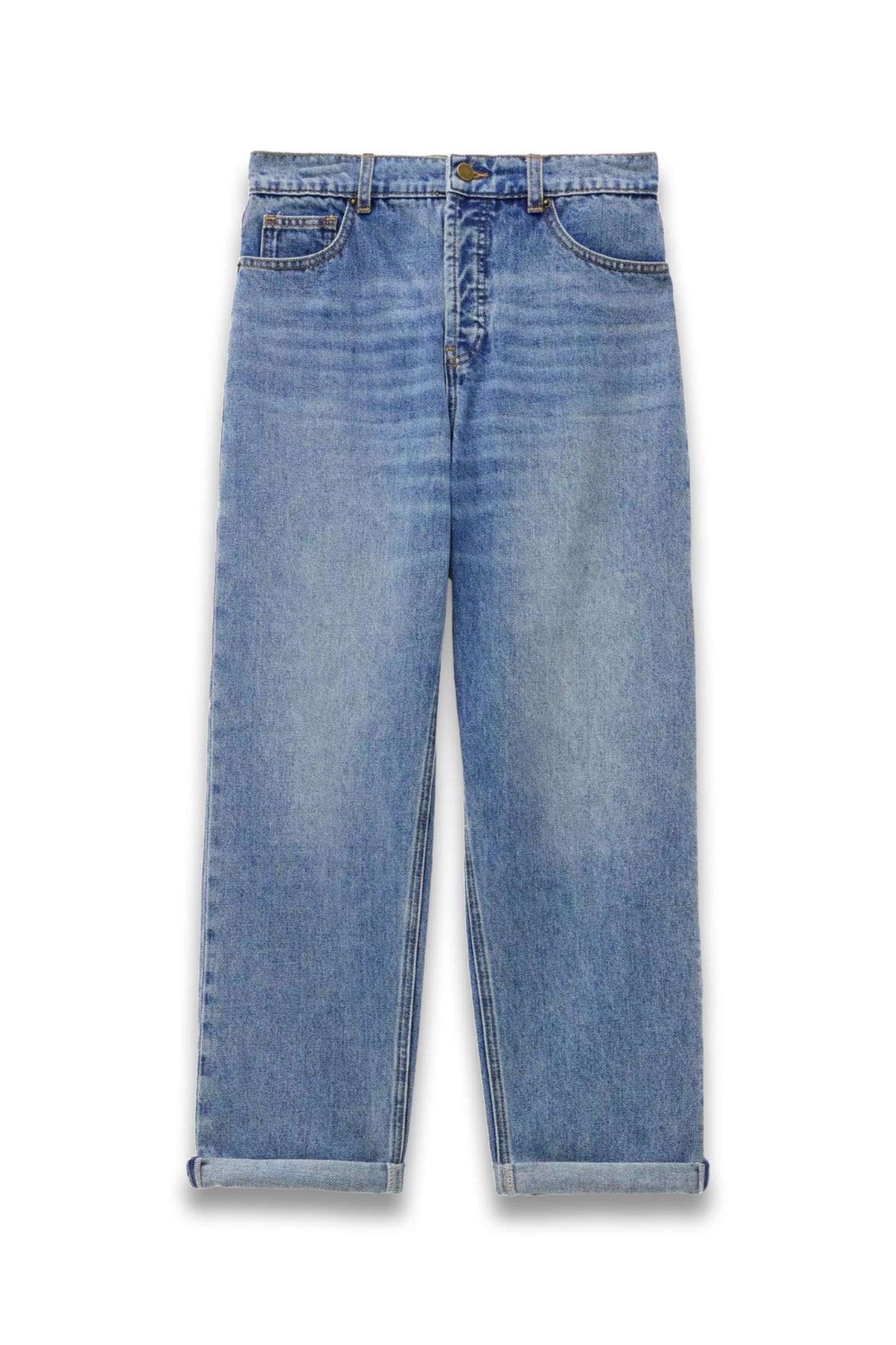 Button Fly Boyfriend Jean