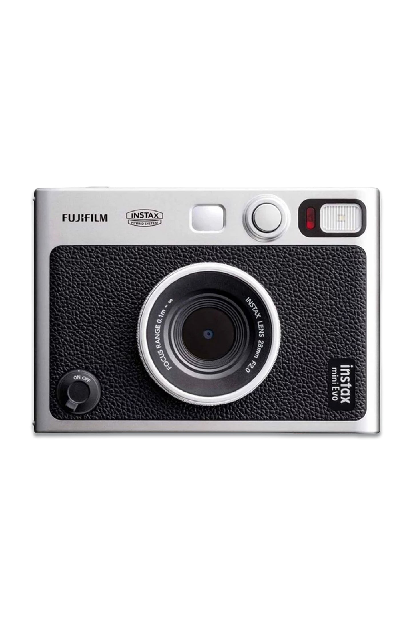 Instax Mini Evo Instant Camera with Built-In Flash, Black