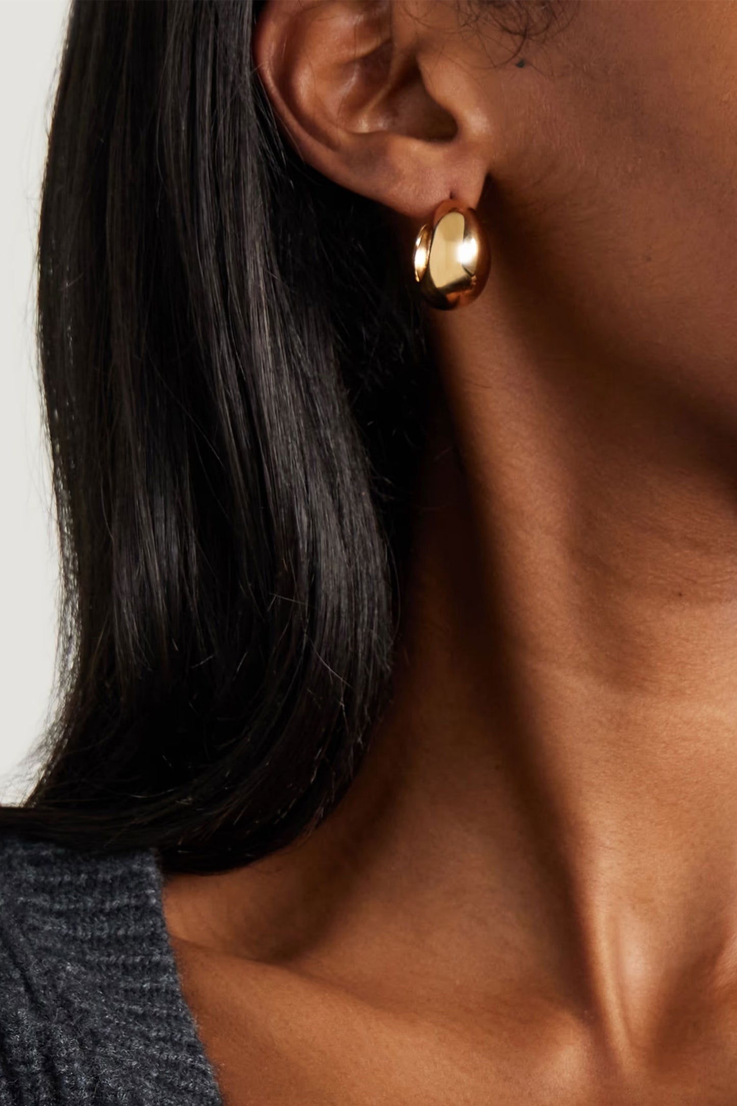 Gold-tone Hoop Earrings