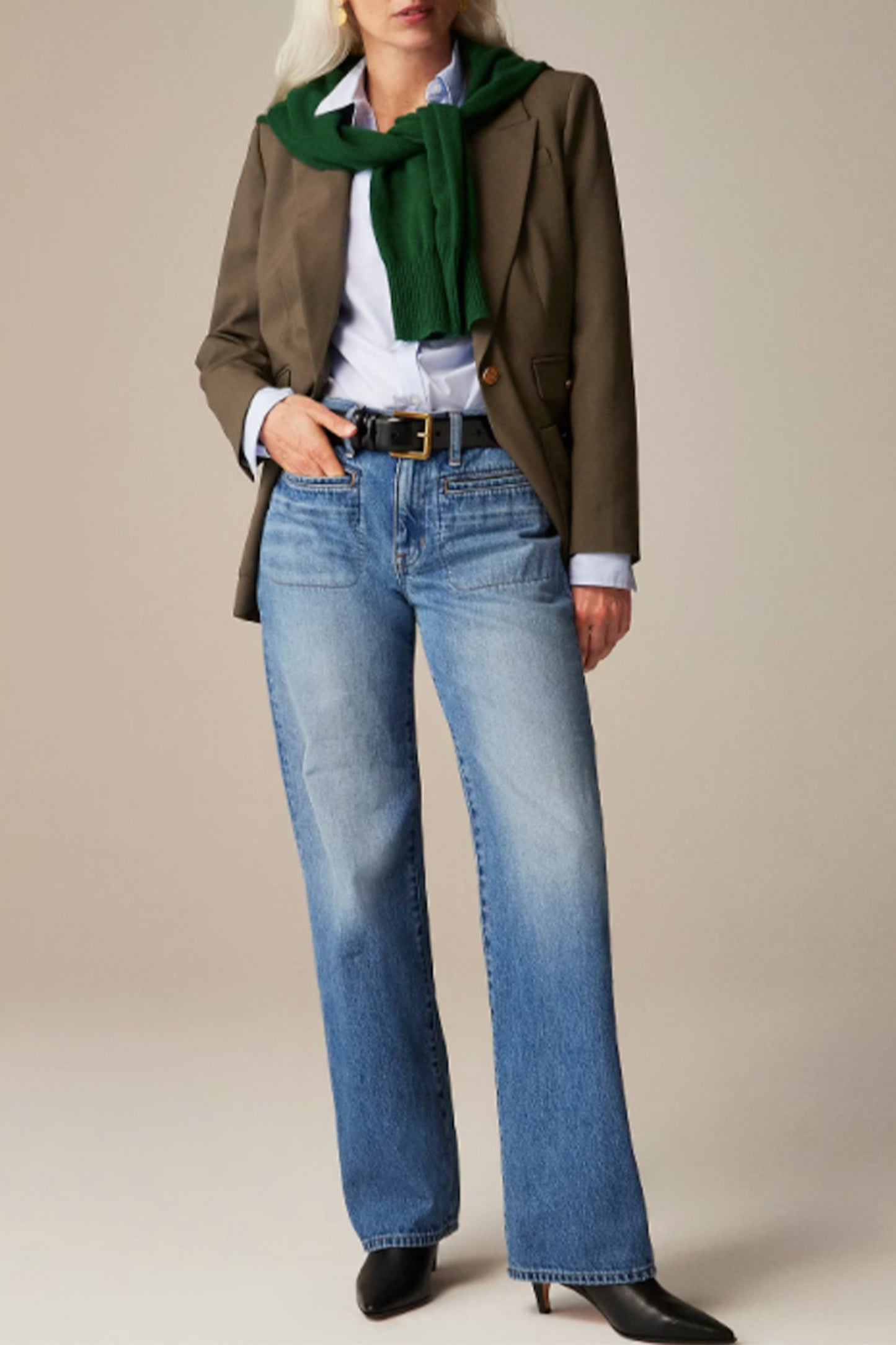 Pre-order Point Sur Low-Rise Straight Jean