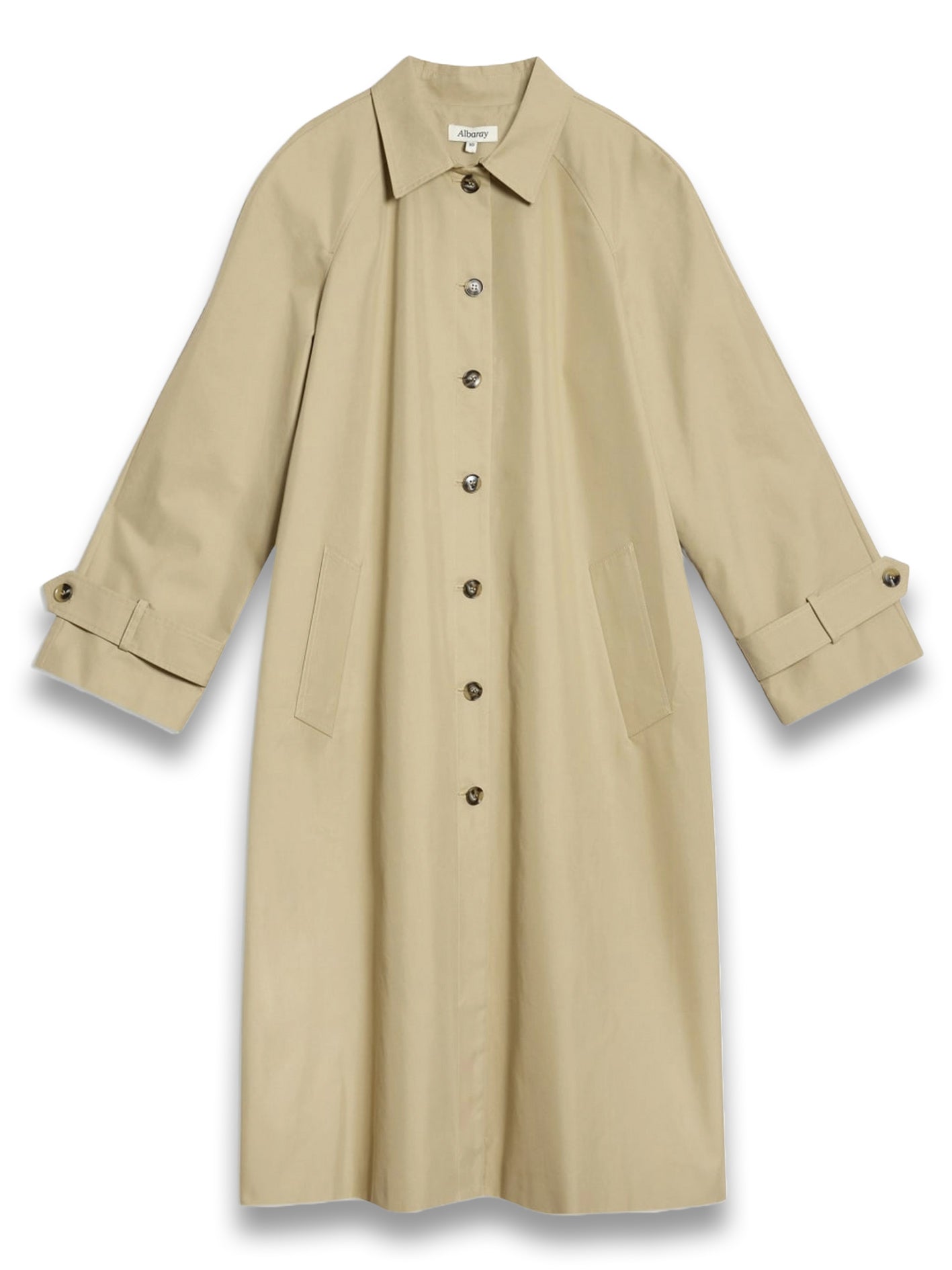 Cotton Rich Single Breasted Trench Coat
