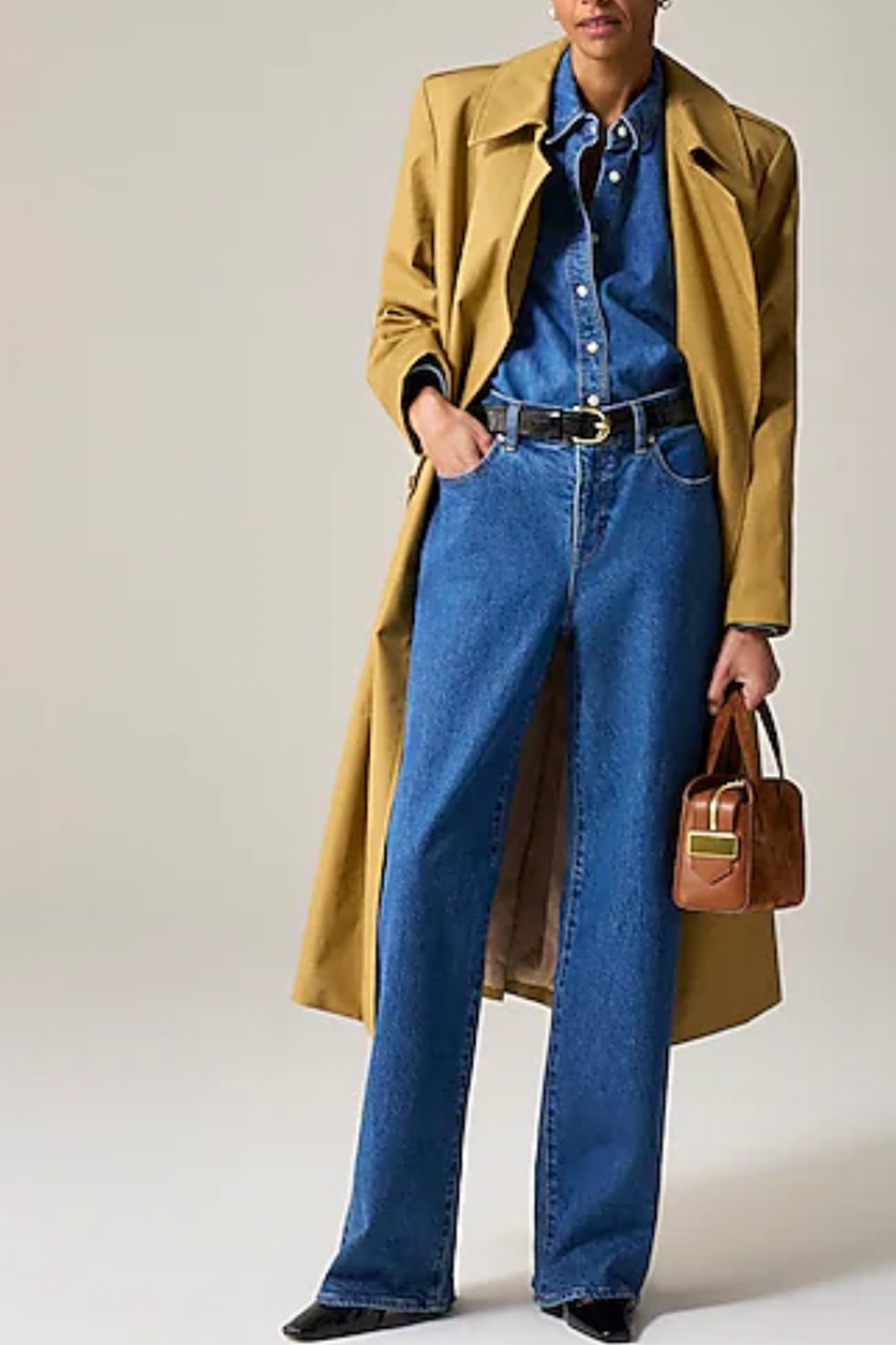 Lower-Rise Full-Length Slim-Wide Jean
