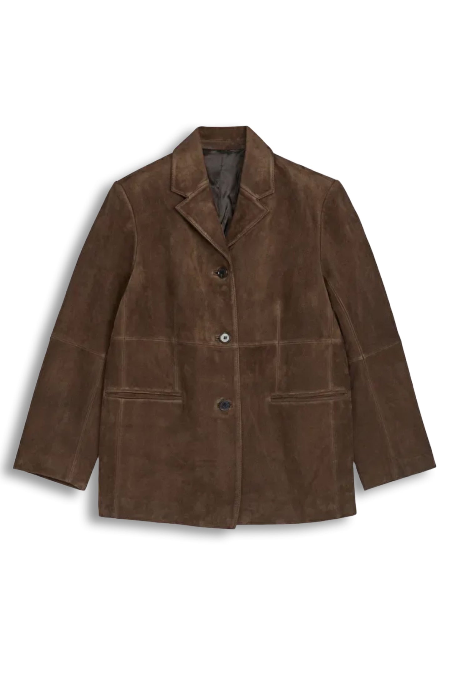 Relaxed Suede Blazer