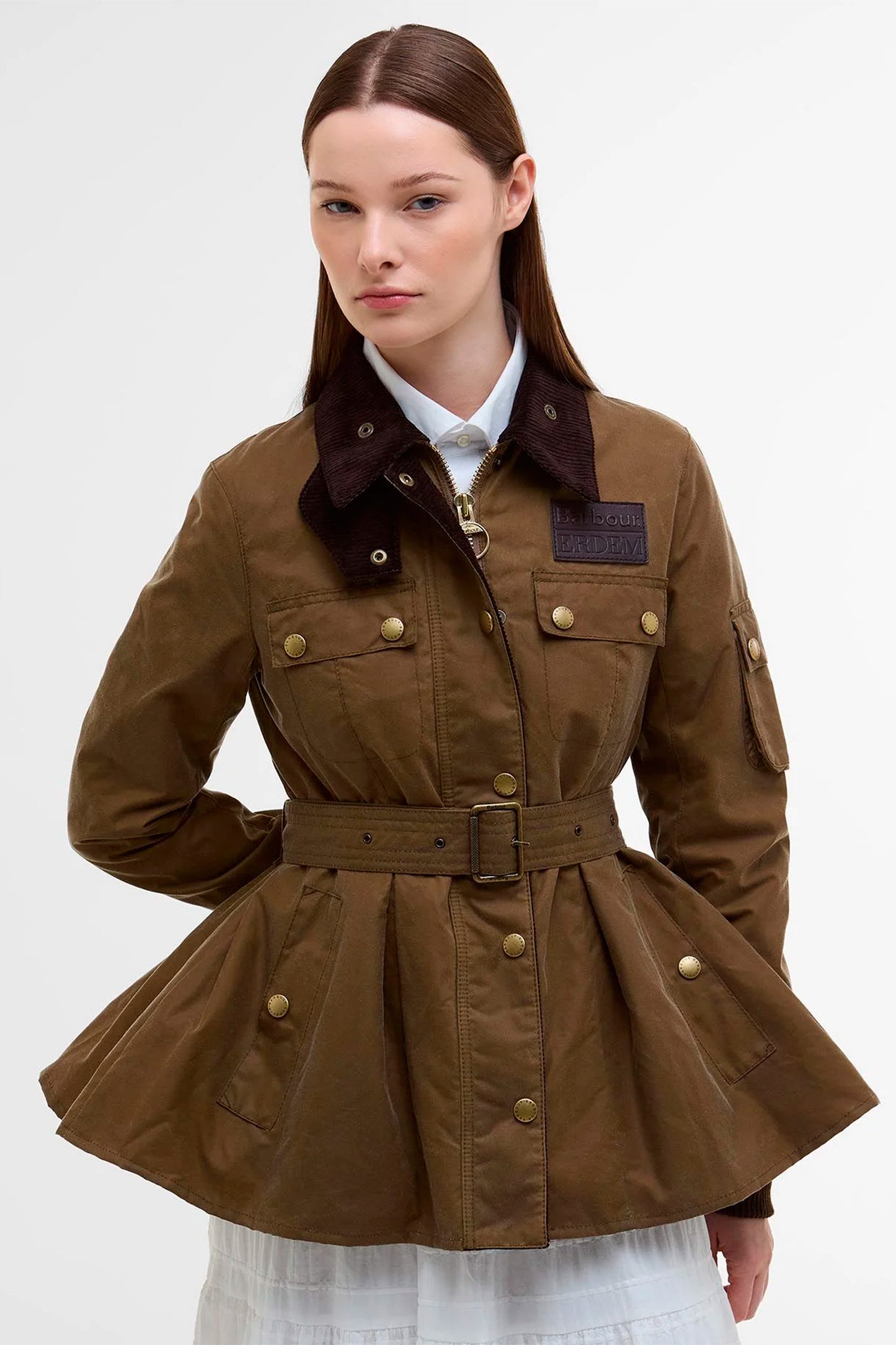 Barbour x ERDEM Constance Waxed Jacket