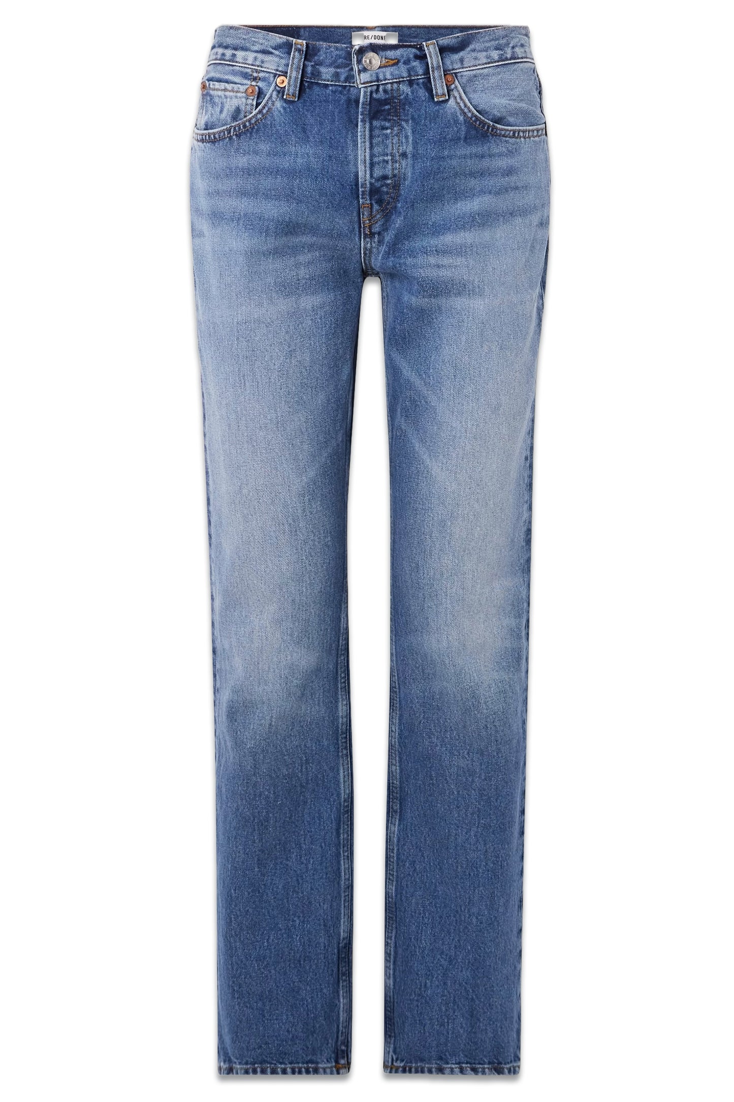 + NET SUSTAIN Easy Mid-rise Straight-leg Organic Jeans