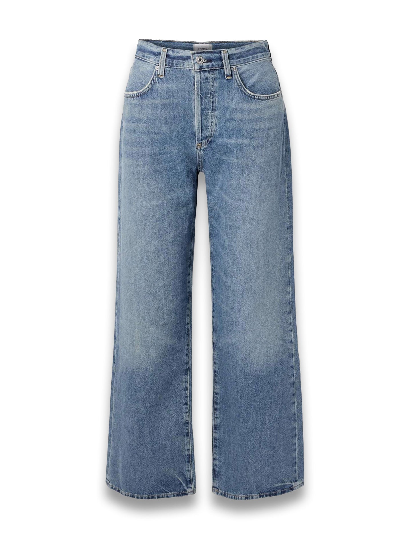Annina High-Rise Wide-Leg Jeans - 30”