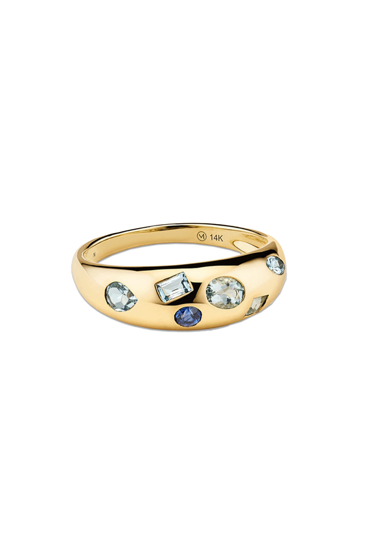 Mosaic Gemstone Dôme Ring
