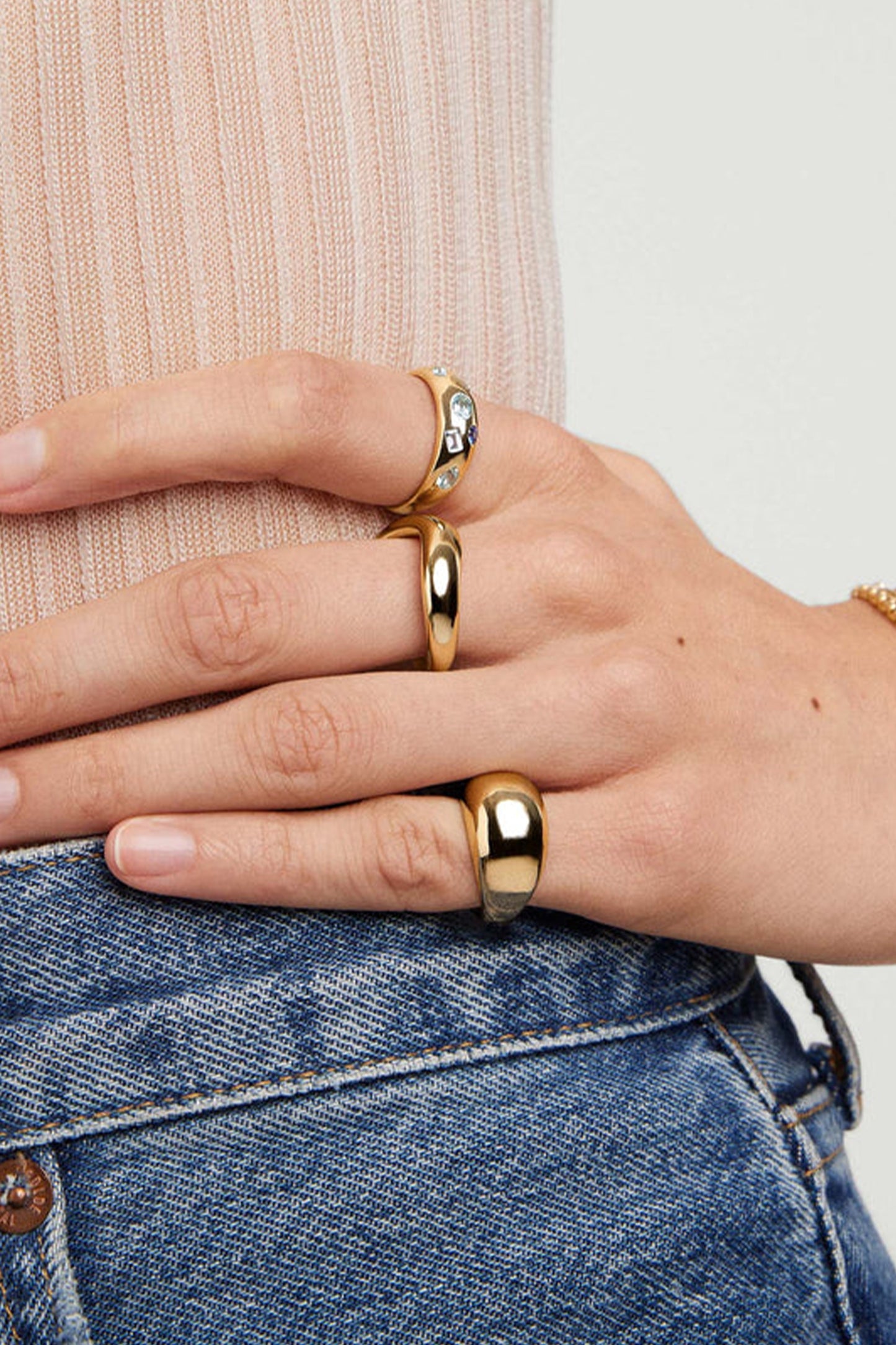 Mosaic Gemstone Dôme Ring