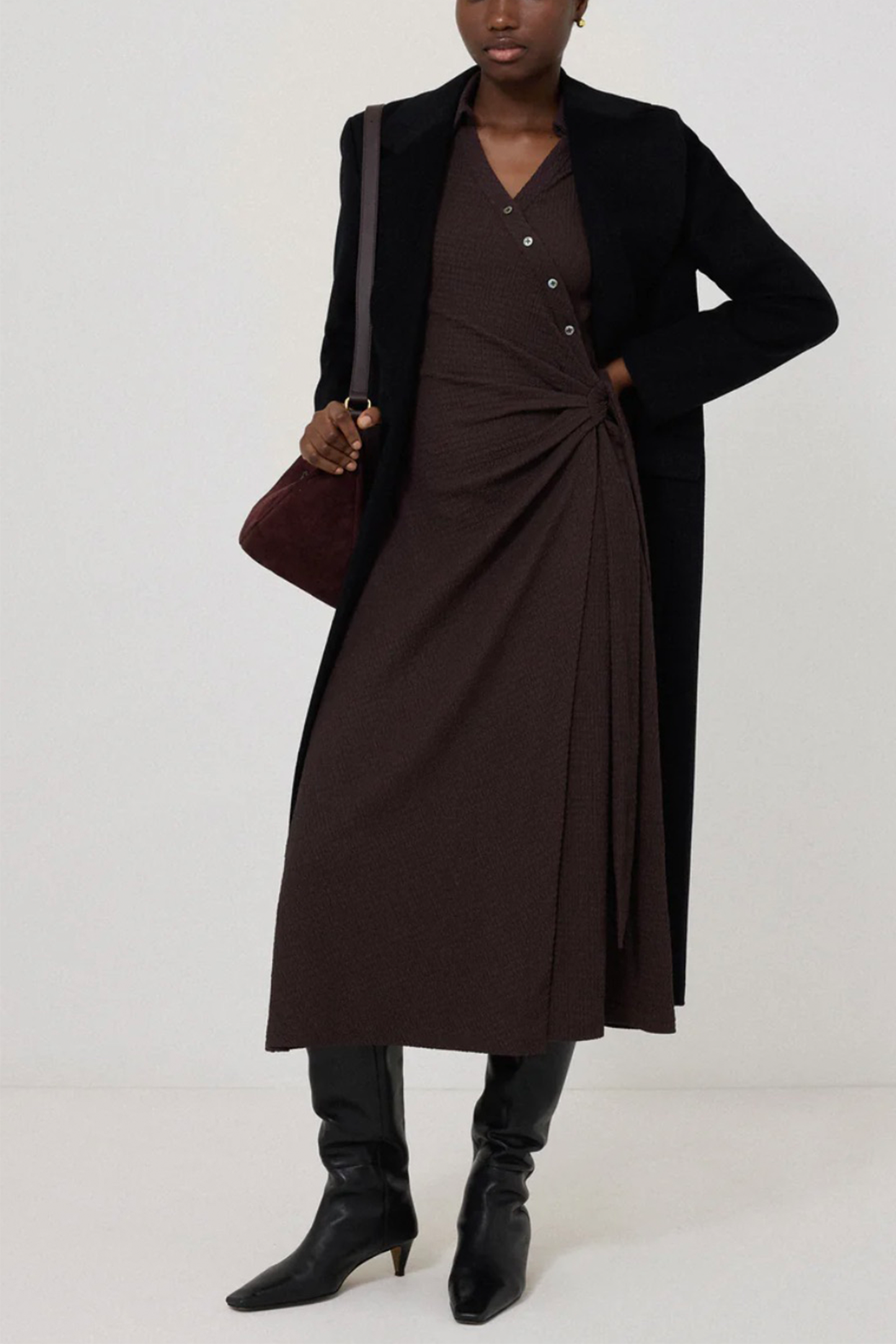 Shirt Wrap Dress