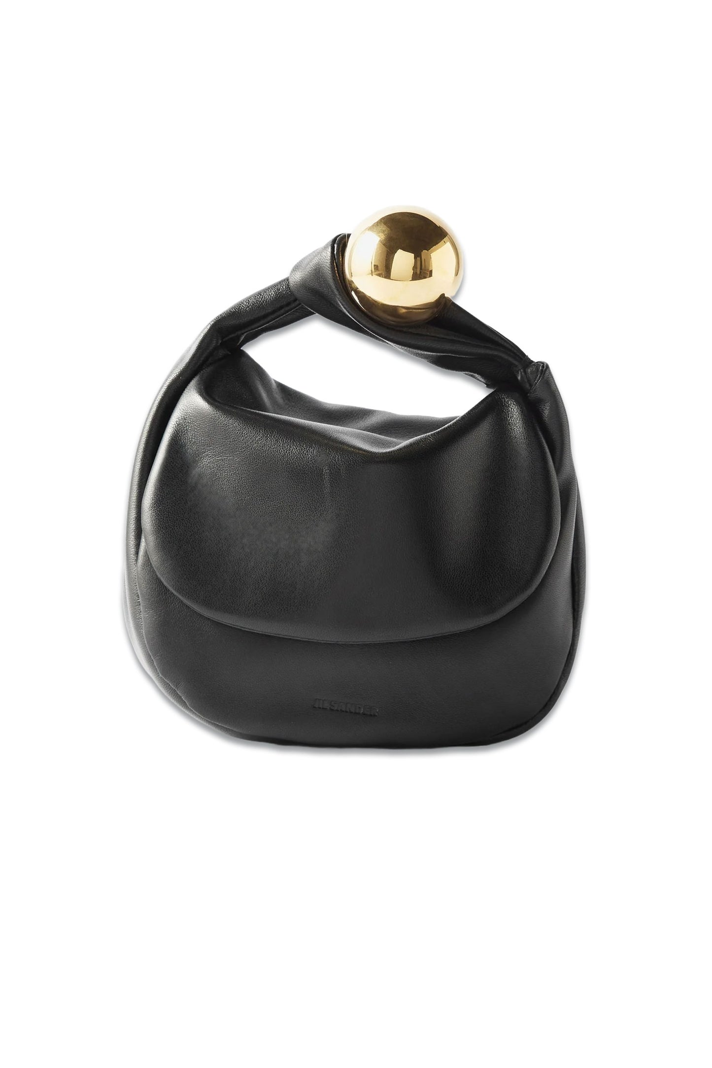 Embellished Leather Clutch Bag