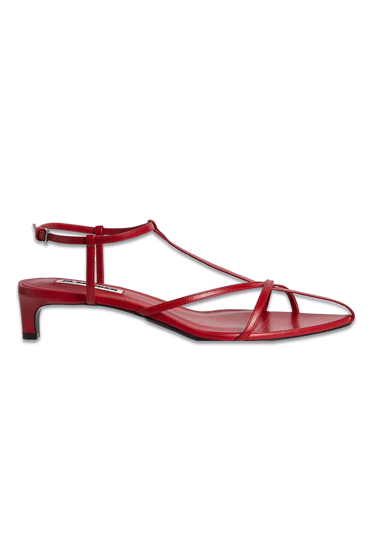 Point-Toe 35 Leather Sandals