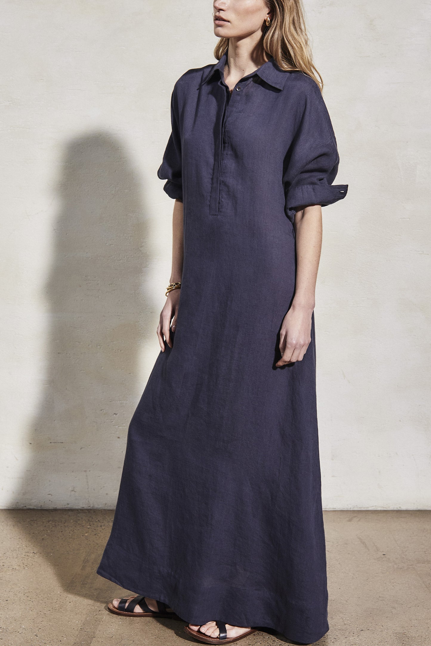 Kara Longline Shirt Dress With Belt