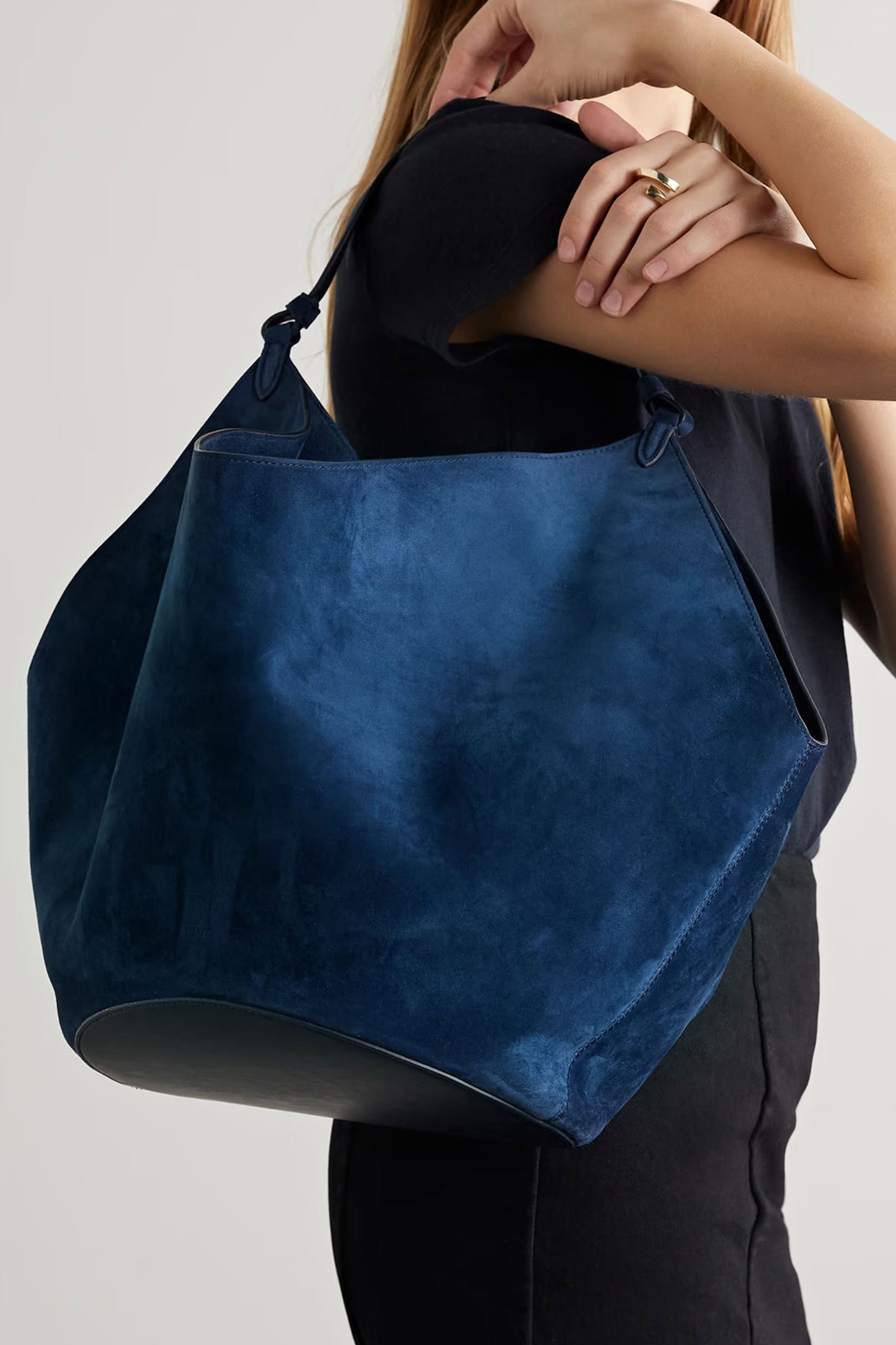 Lotus Medium Suede Tote