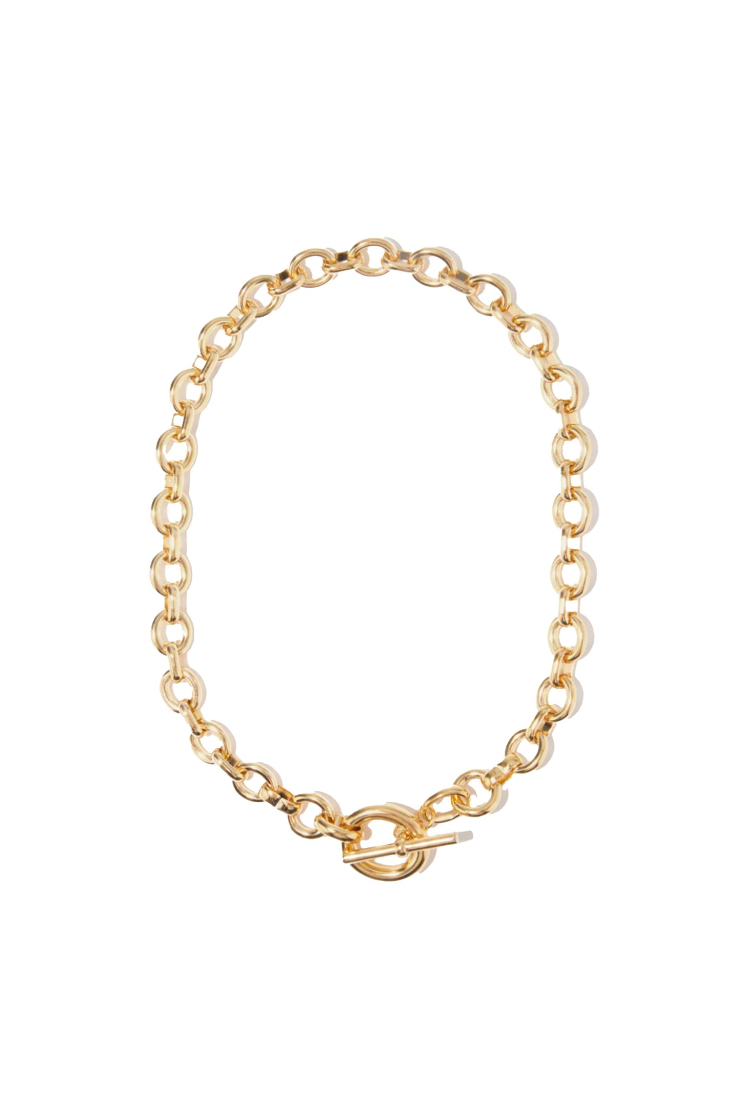 Portrait 14kt Gold-Plated Chain Necklace