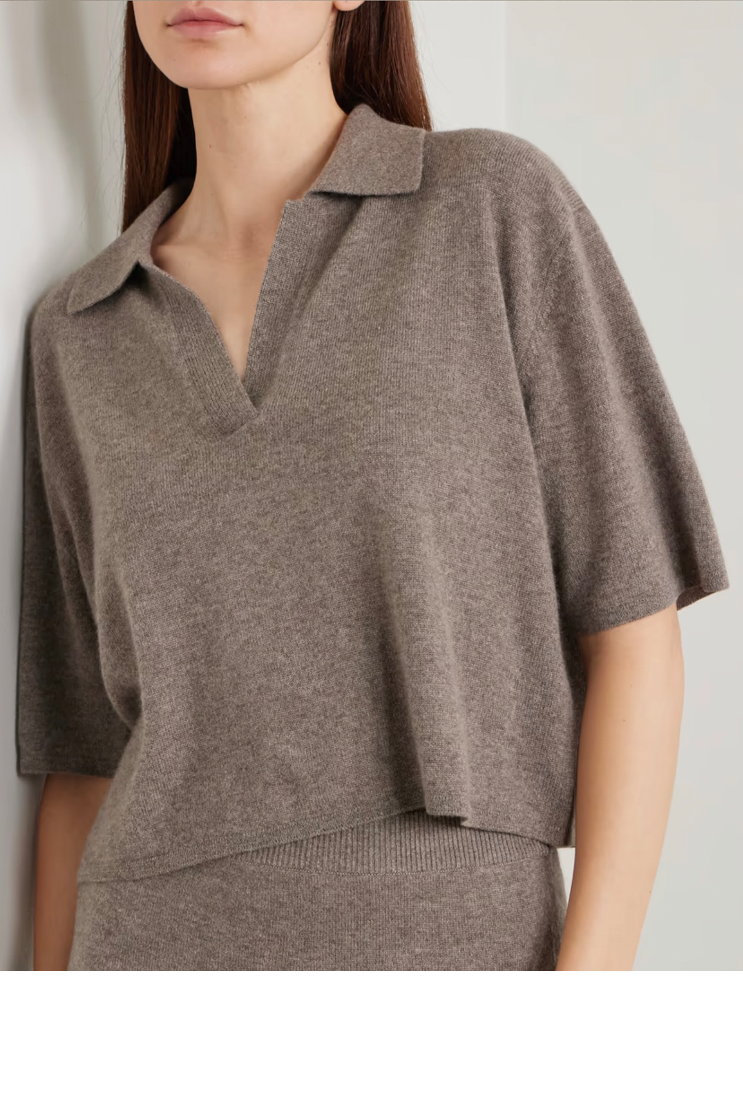 Neela cashmere polo shirt