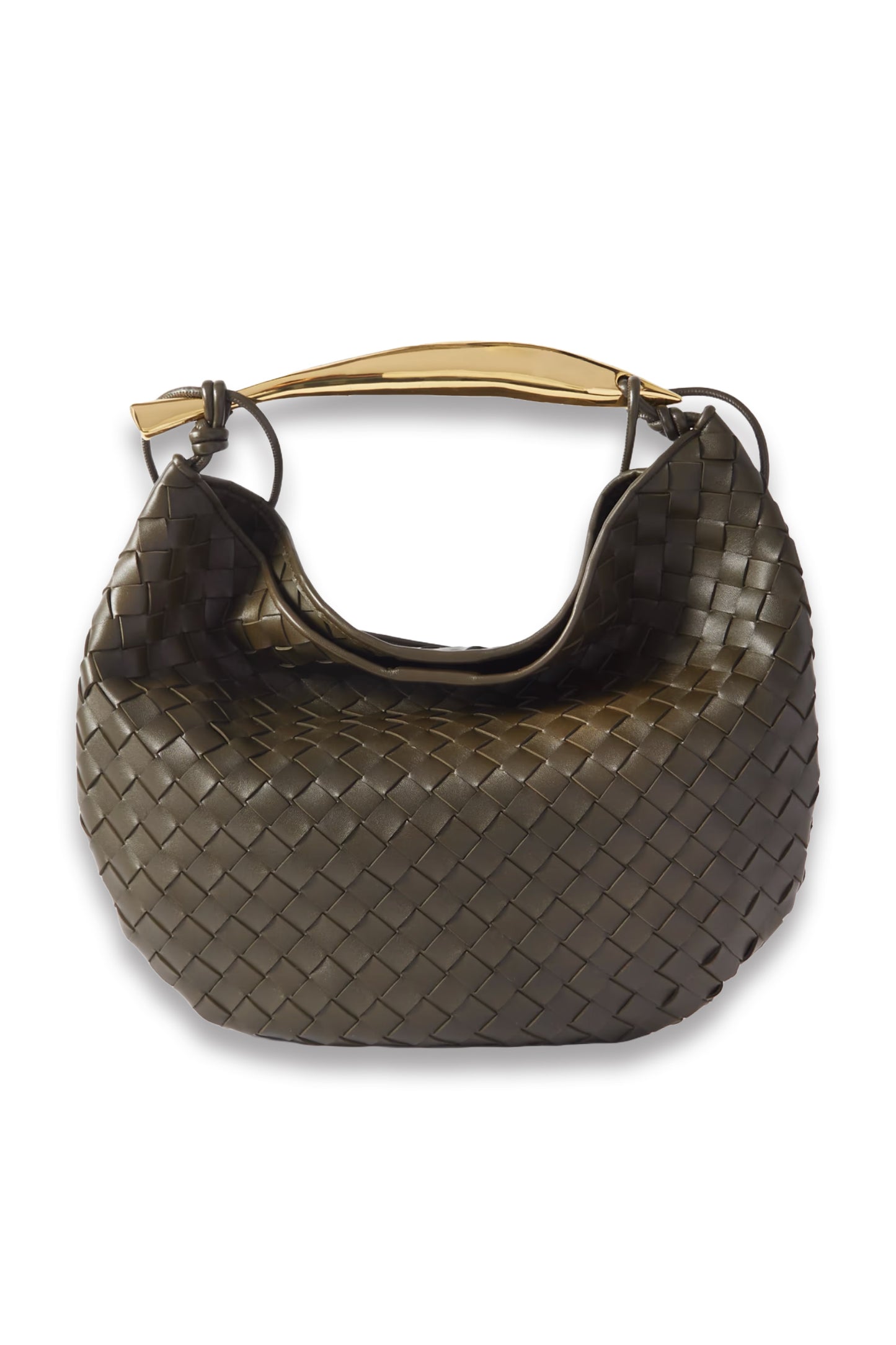 Large Sardine Intrecciato Leather Shoulder Bag
