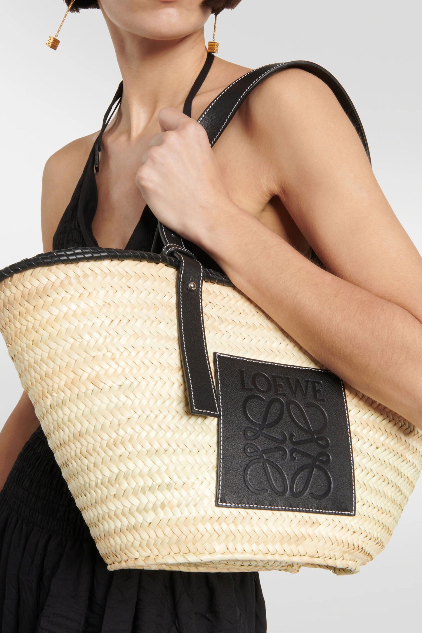 Paula's Ibiza Medium Anagram Basket Bag