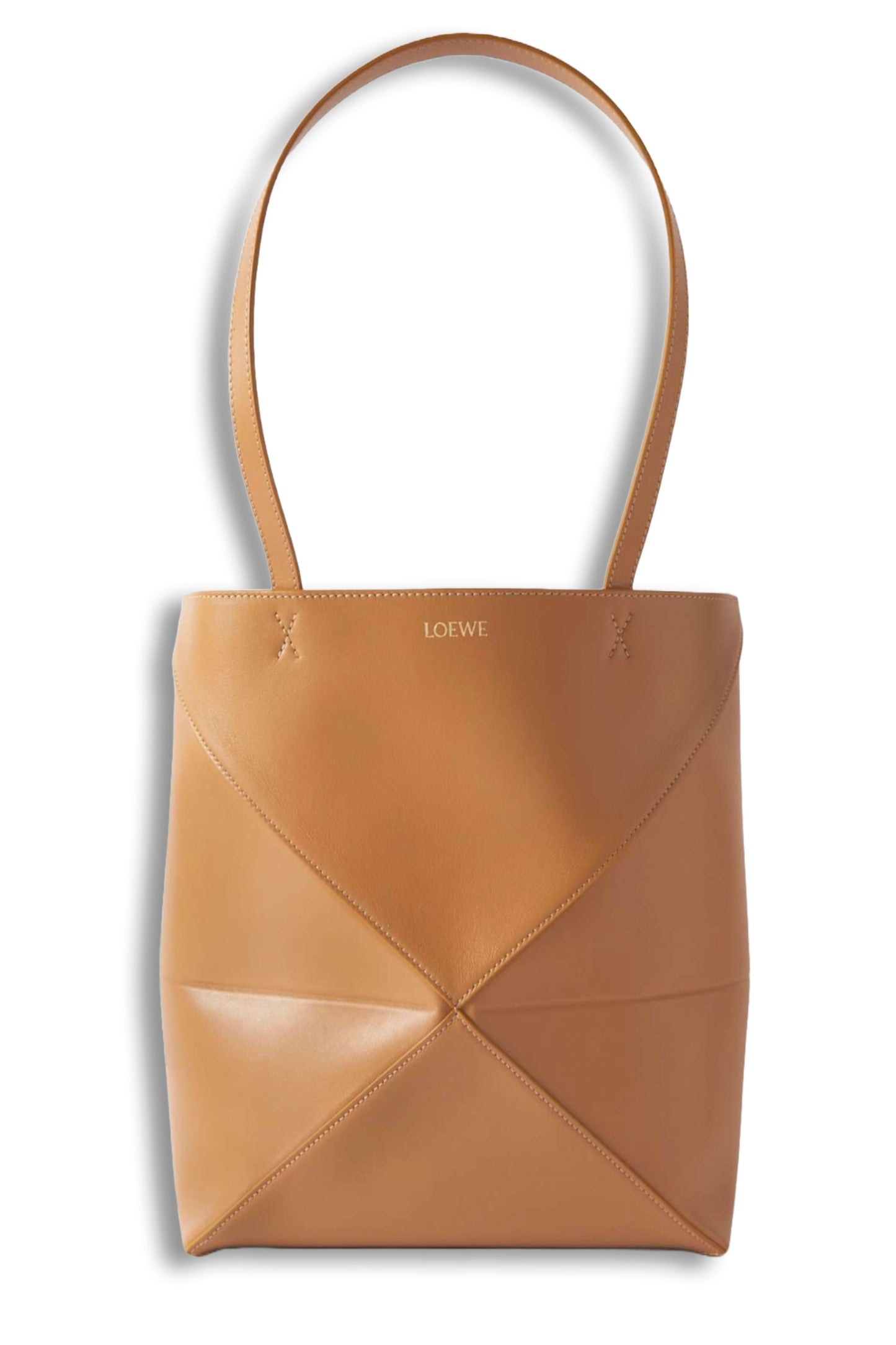 Puzzle Fold convertible medium leather tote