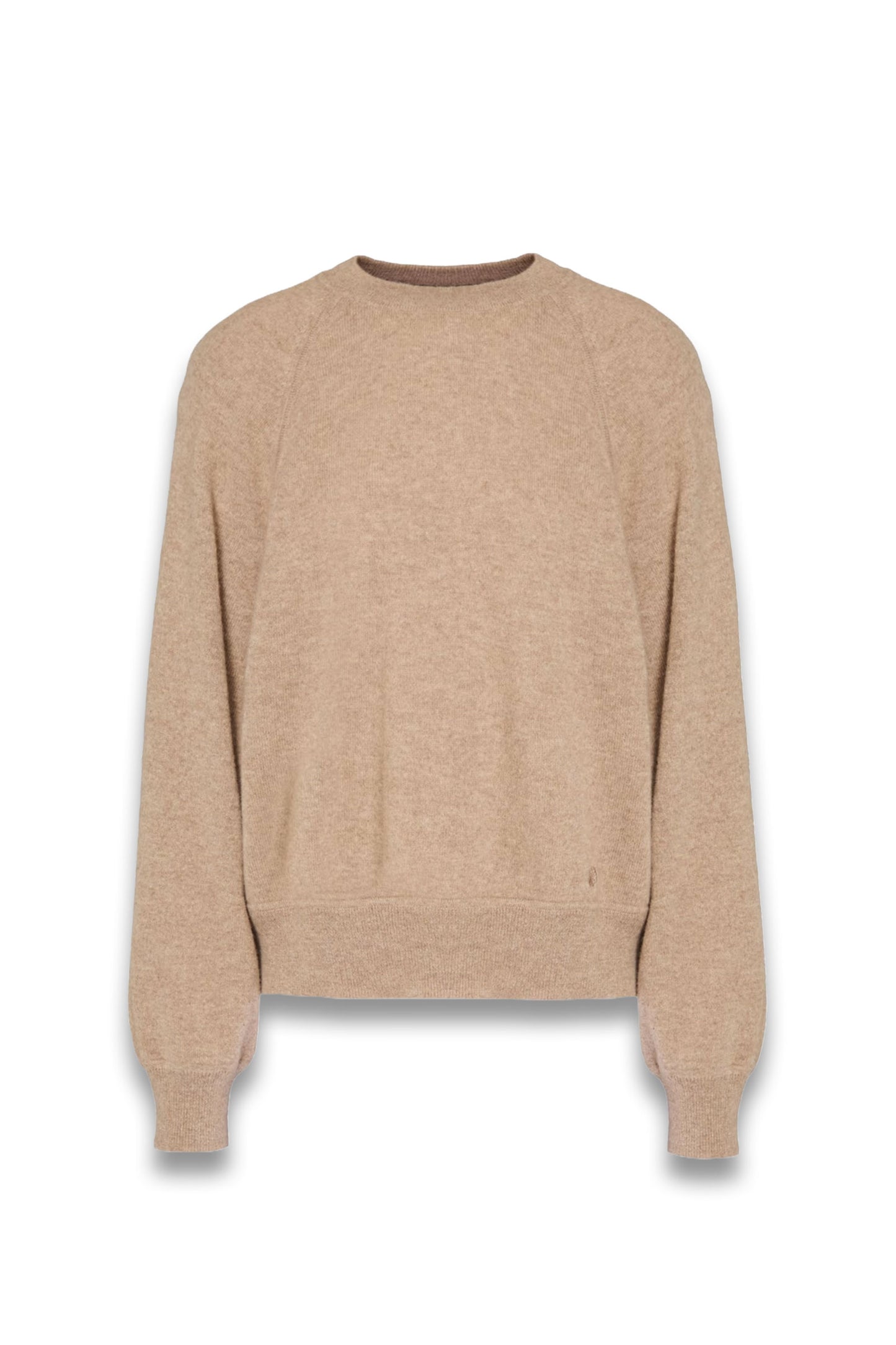 Embroidered Mélange Cashmere Sweater