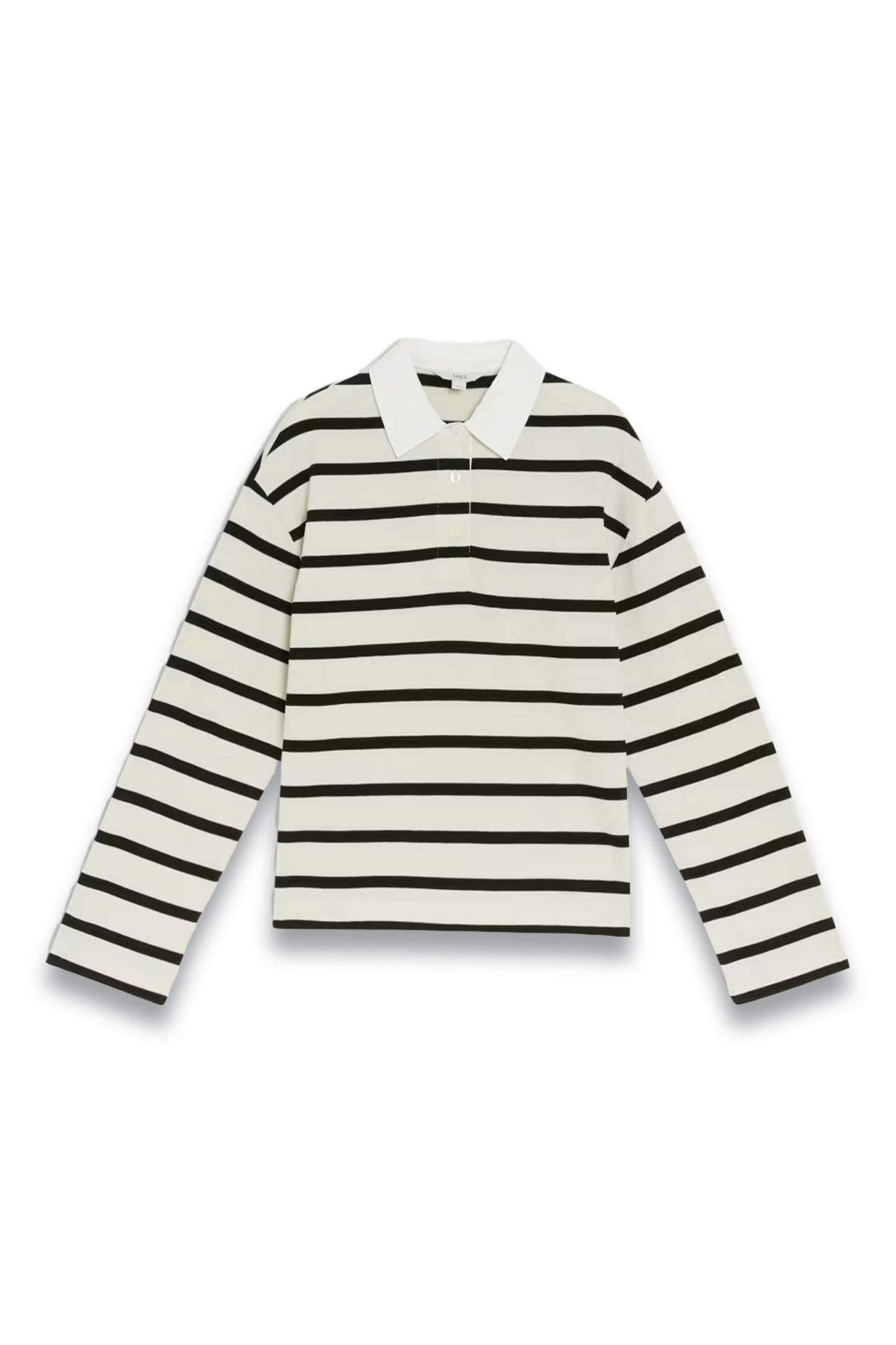 Pure Cotton Striped Rugby Top