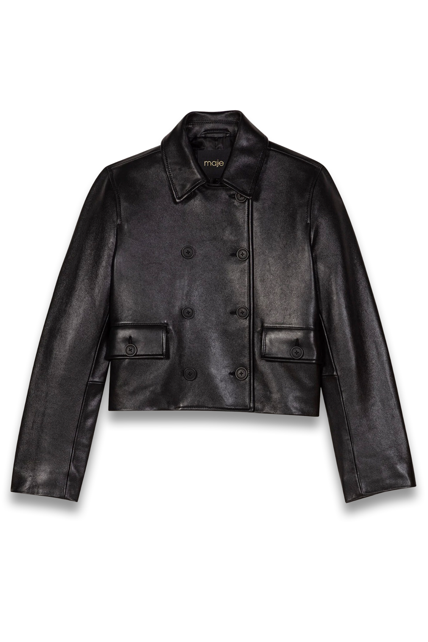 Certified Tannery Cropped Leather Jacket